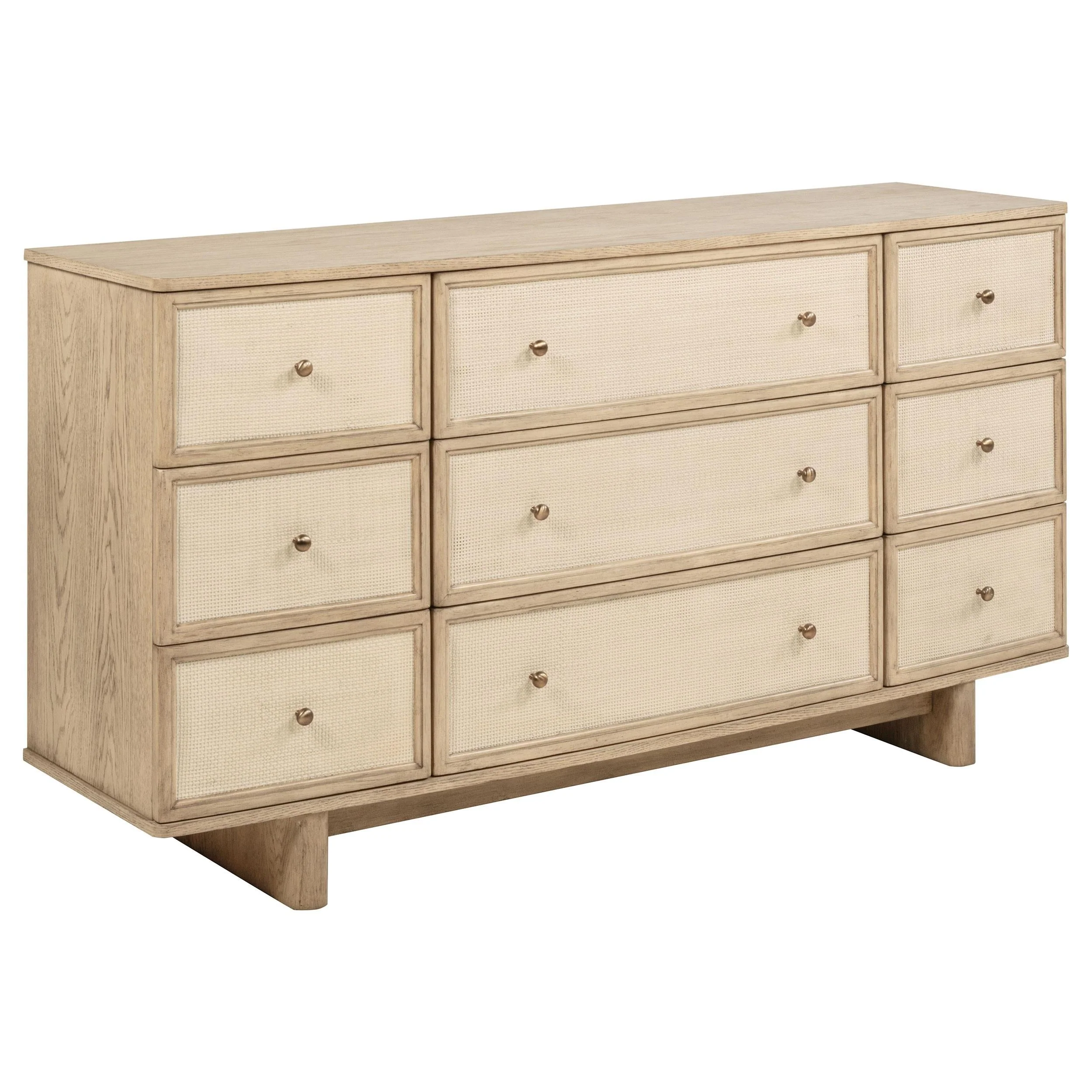 Kailani Beige Oak 9-Drawer Dresser - Image 3