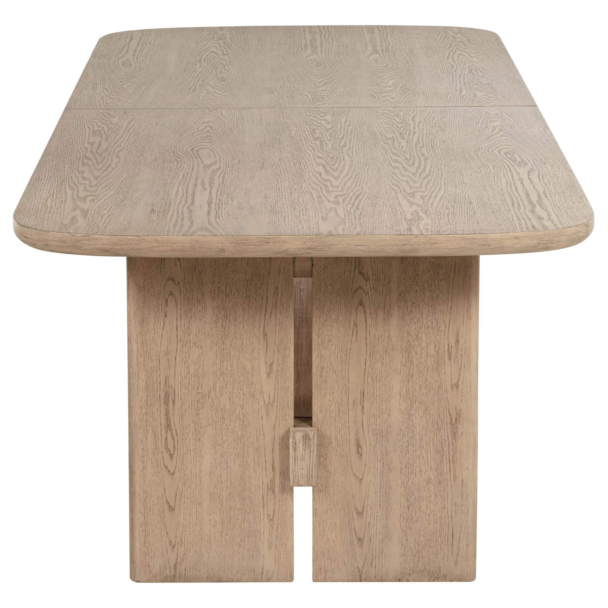 Kailani Beige Oak Rectangular Wood Dining Table - Image 7