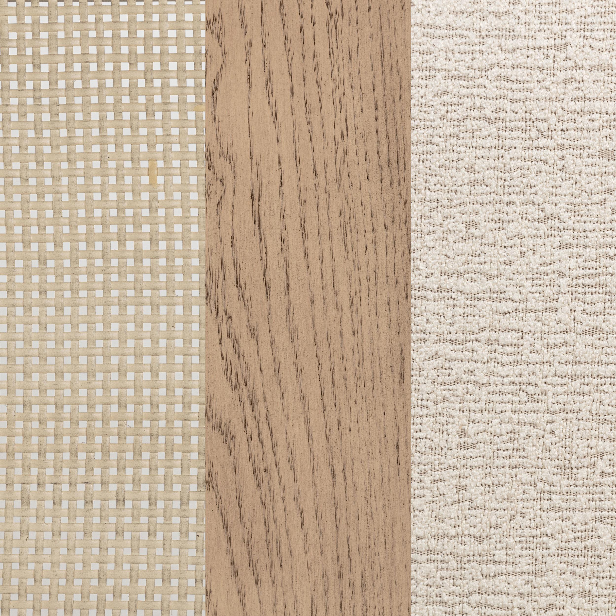 Kailani Radio Weave Cane Counter Dining Side Chair Beige Oak, Set of 2 - Image 14