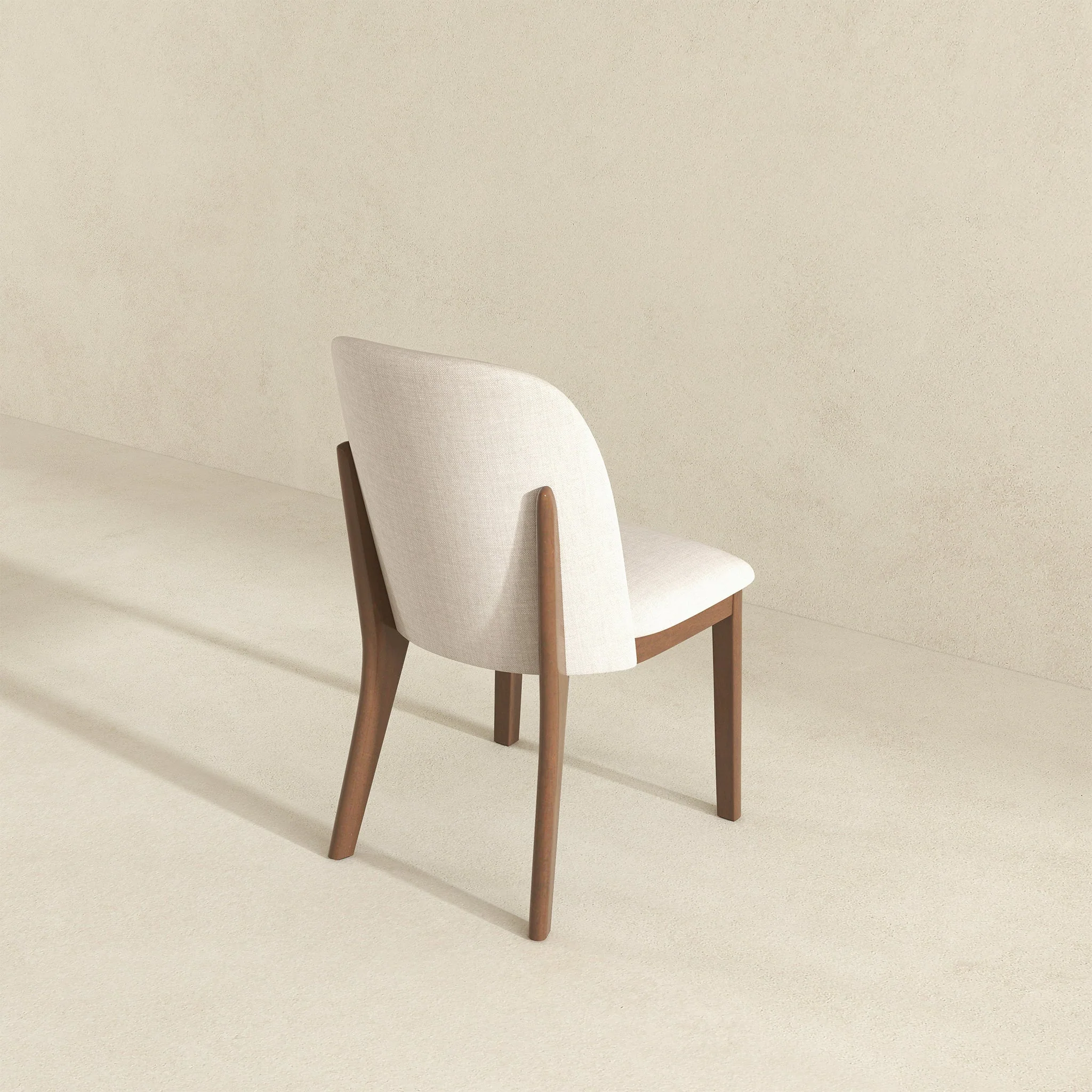 Kaitlyn  Beige Linen Dining Chair Set Of 2 - Image 4