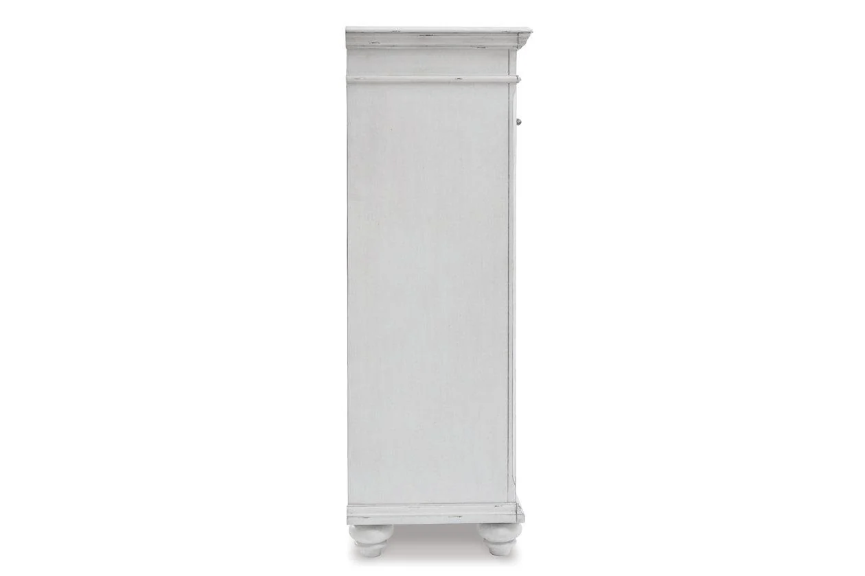 Kanwyn Whitewash Chest of Drawers - Image 4