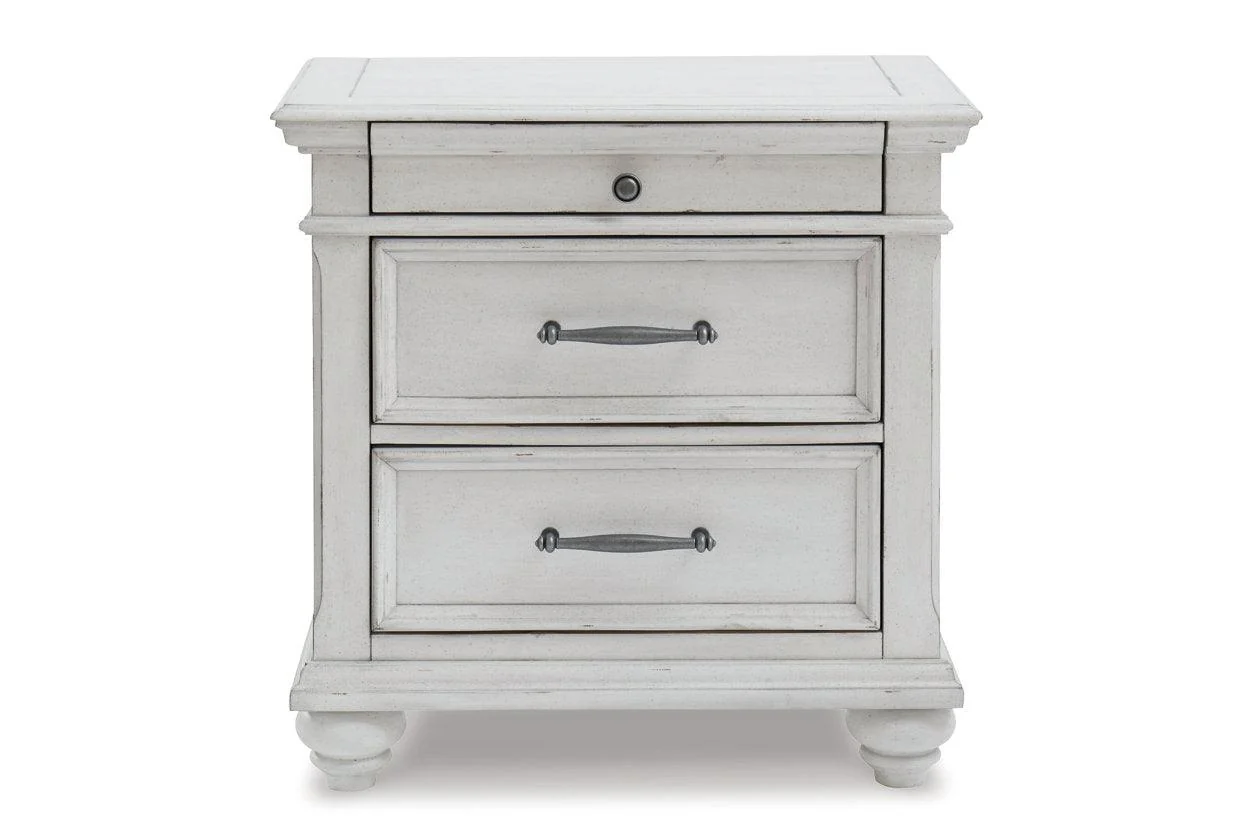 Kanwyn Whitewash Nightstand - Image 2