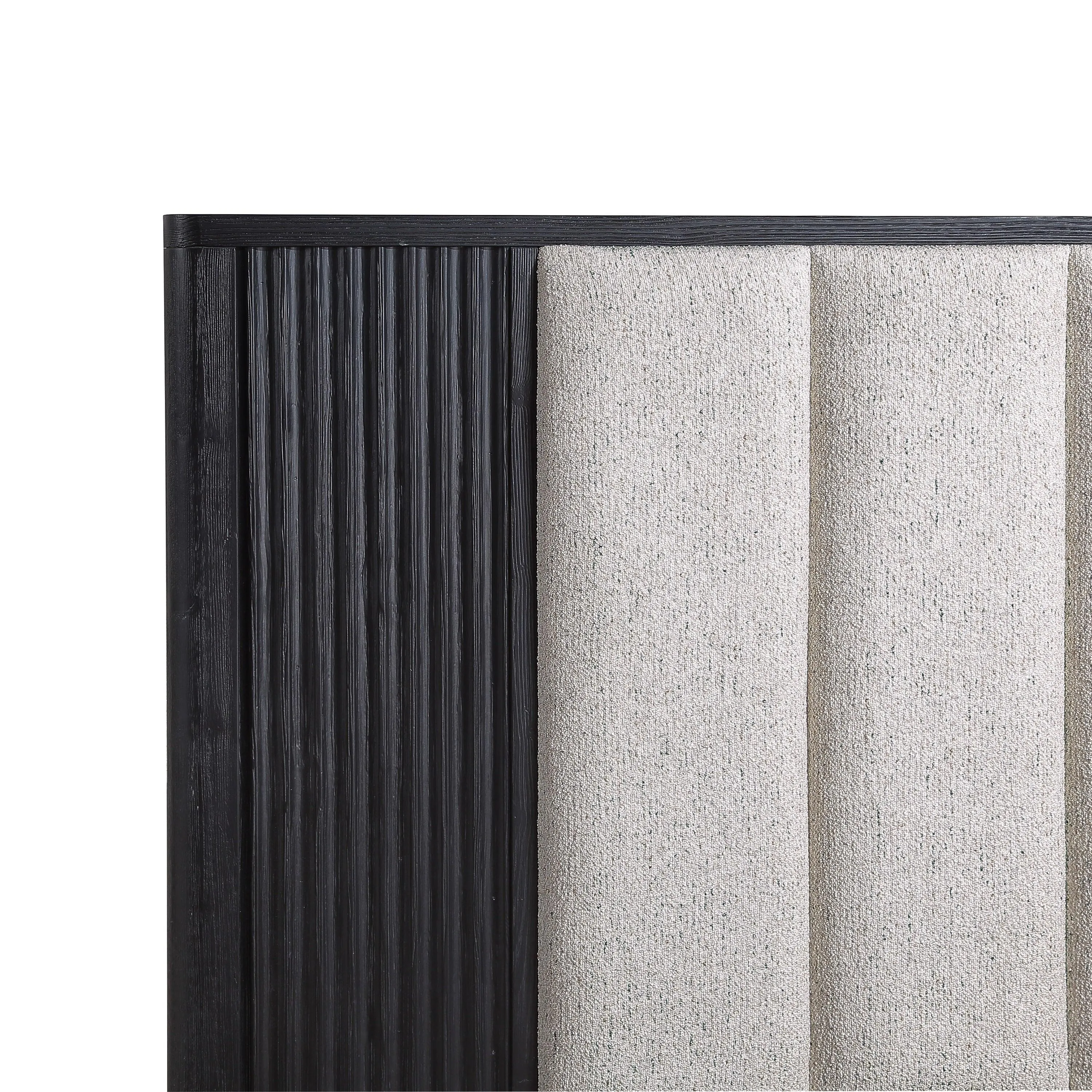 Kara Black Queen Panel Bed - Image 4