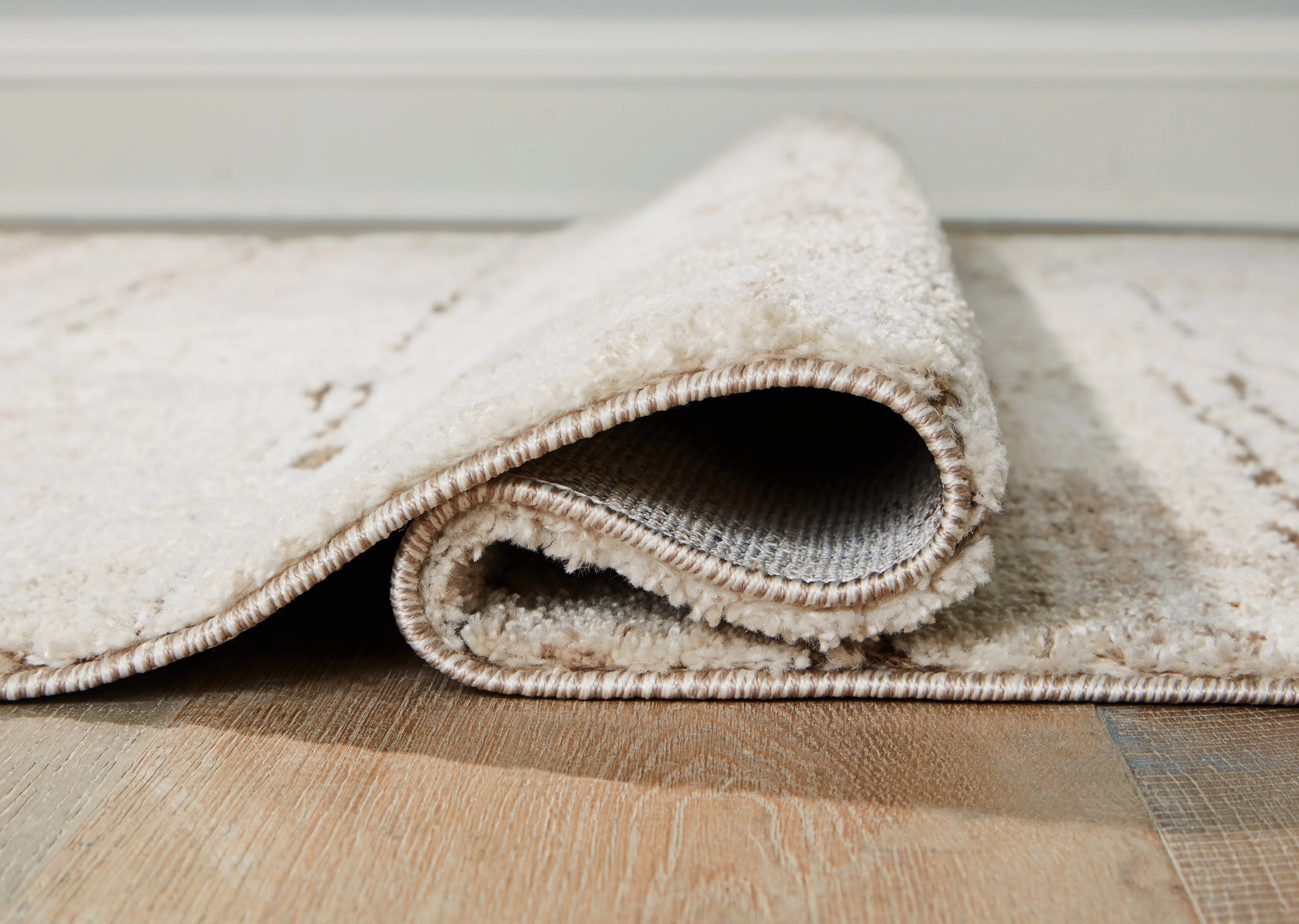 Kasney Cream/Brown Medium Rug - Image 4