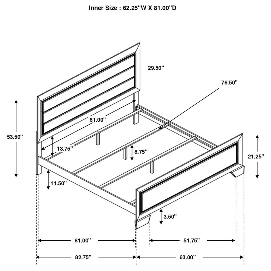 Kauffman 4-Piece Queen Bedroom Set with High Straight Headboard - Image 12