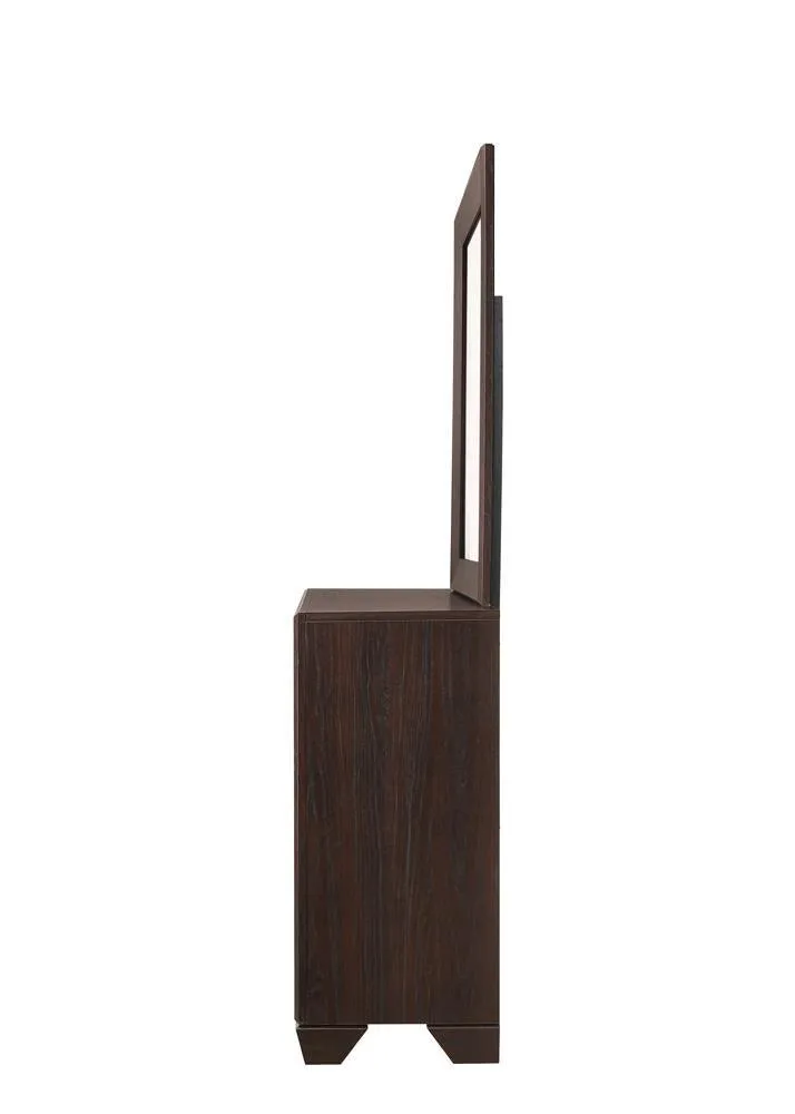 Kauffman Dark Cocoa 6-Drawer Dresser - Image 11