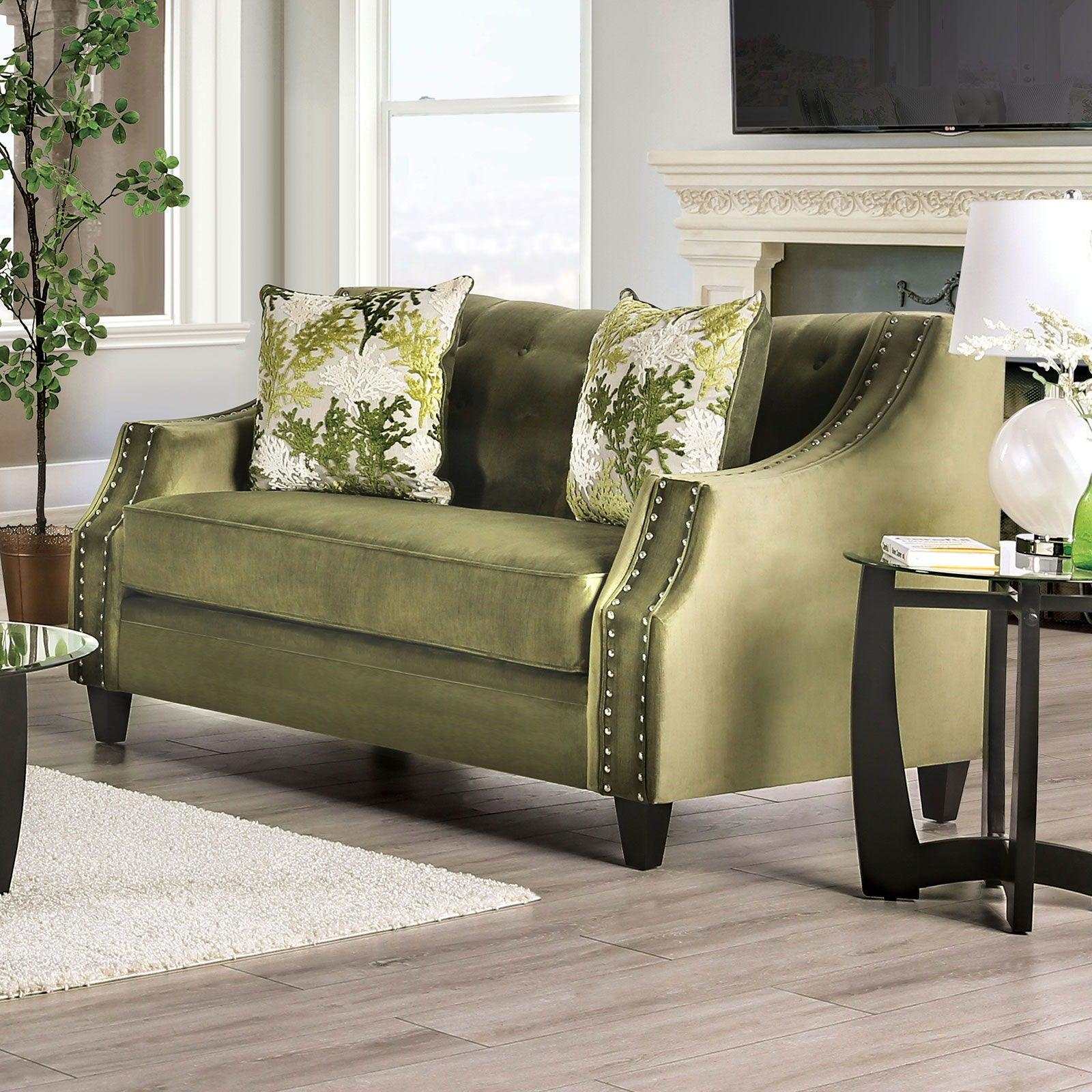 Kaye Green Stationary Sofa & Loveseat - Image 3