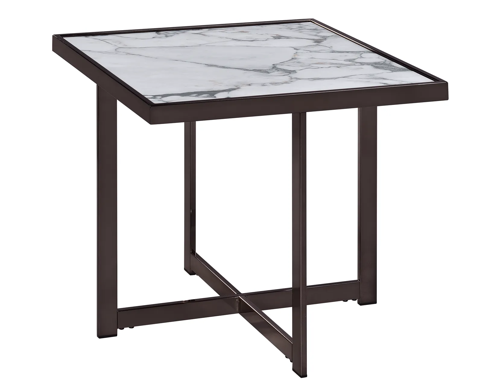 Kayley 23.25″ Sintered Stone End Table - Image 3
