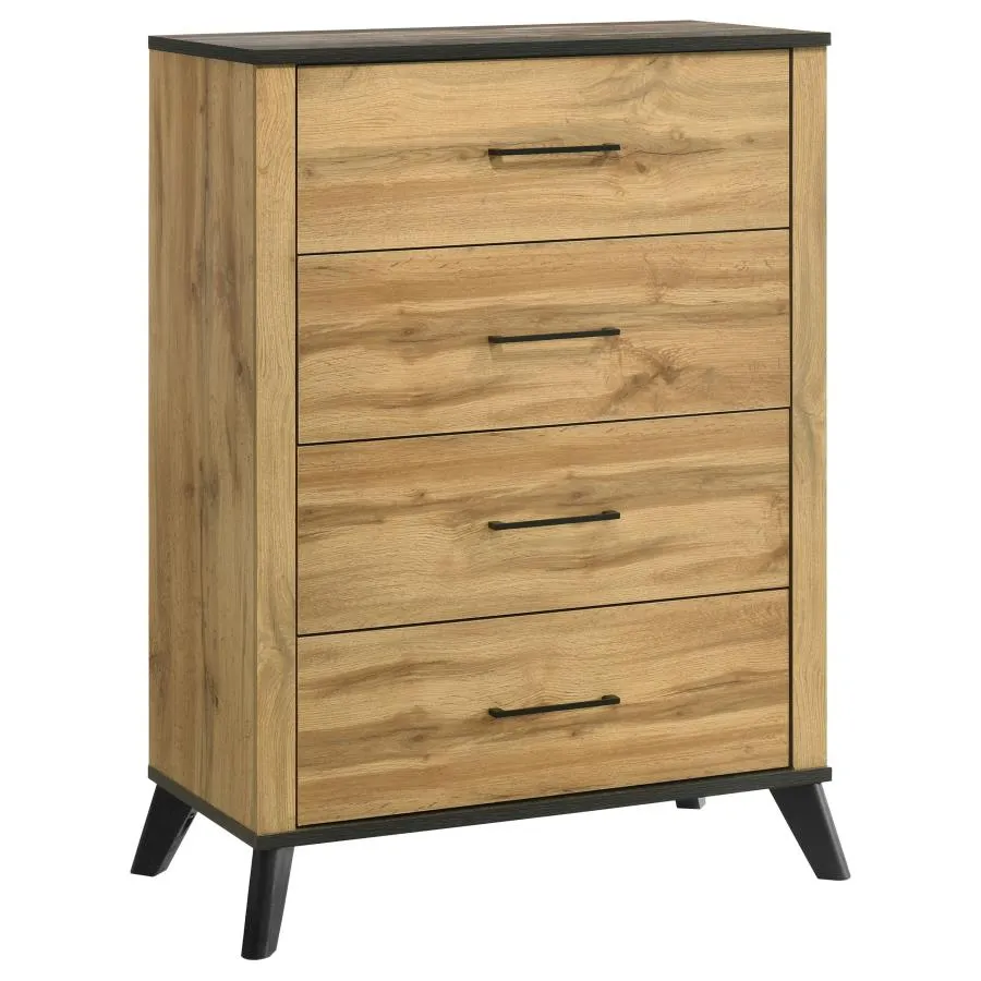 Kaywood Natural Pine 5-Piece Eastern King Bedroom Set - Image 11