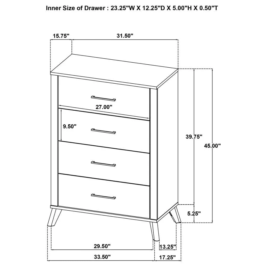 Kaywood Natural Pine 5-Piece Eastern King Bedroom Set - Image 20