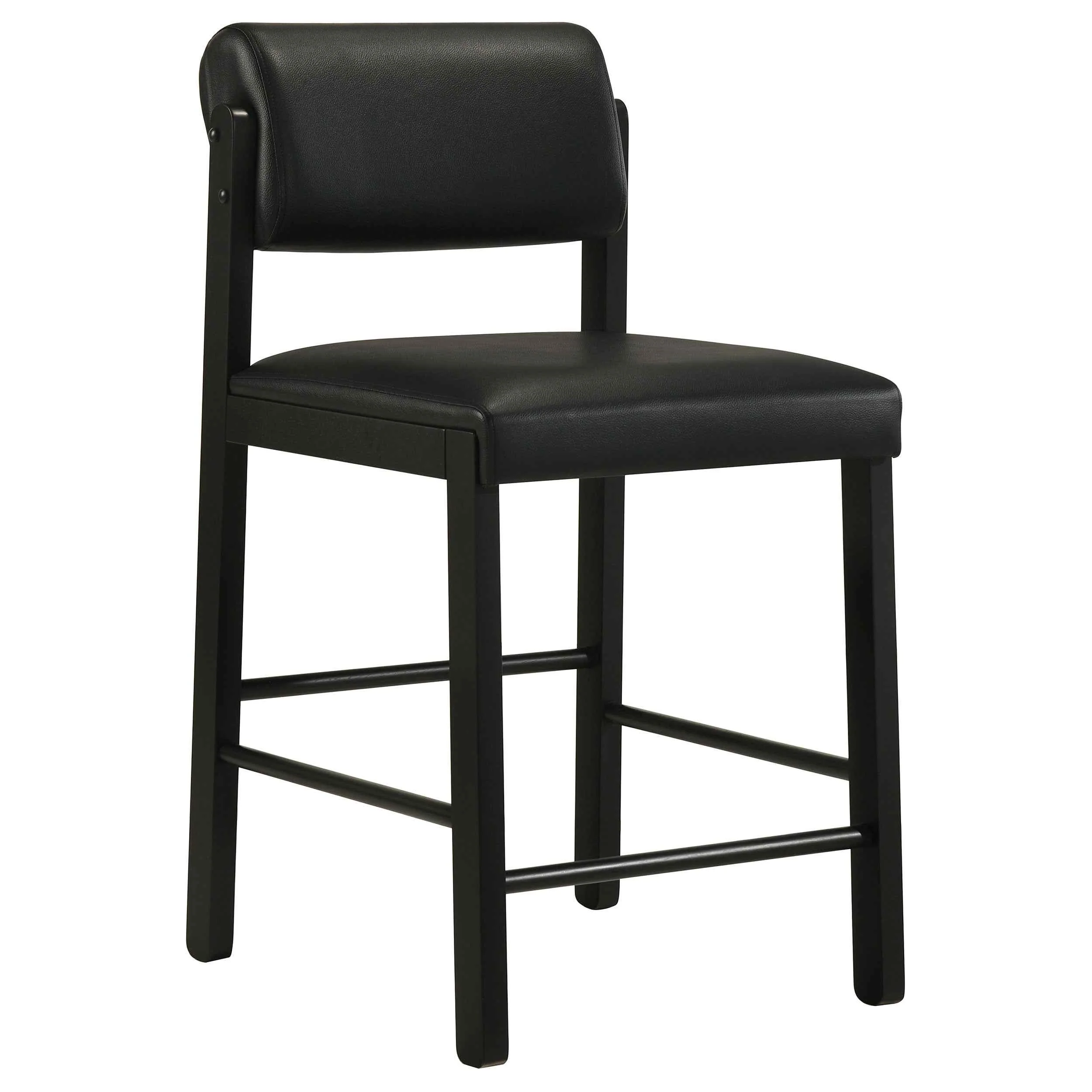 Kehoe Black Upholstered Counter Height Chair (Set of 2) - Image 3