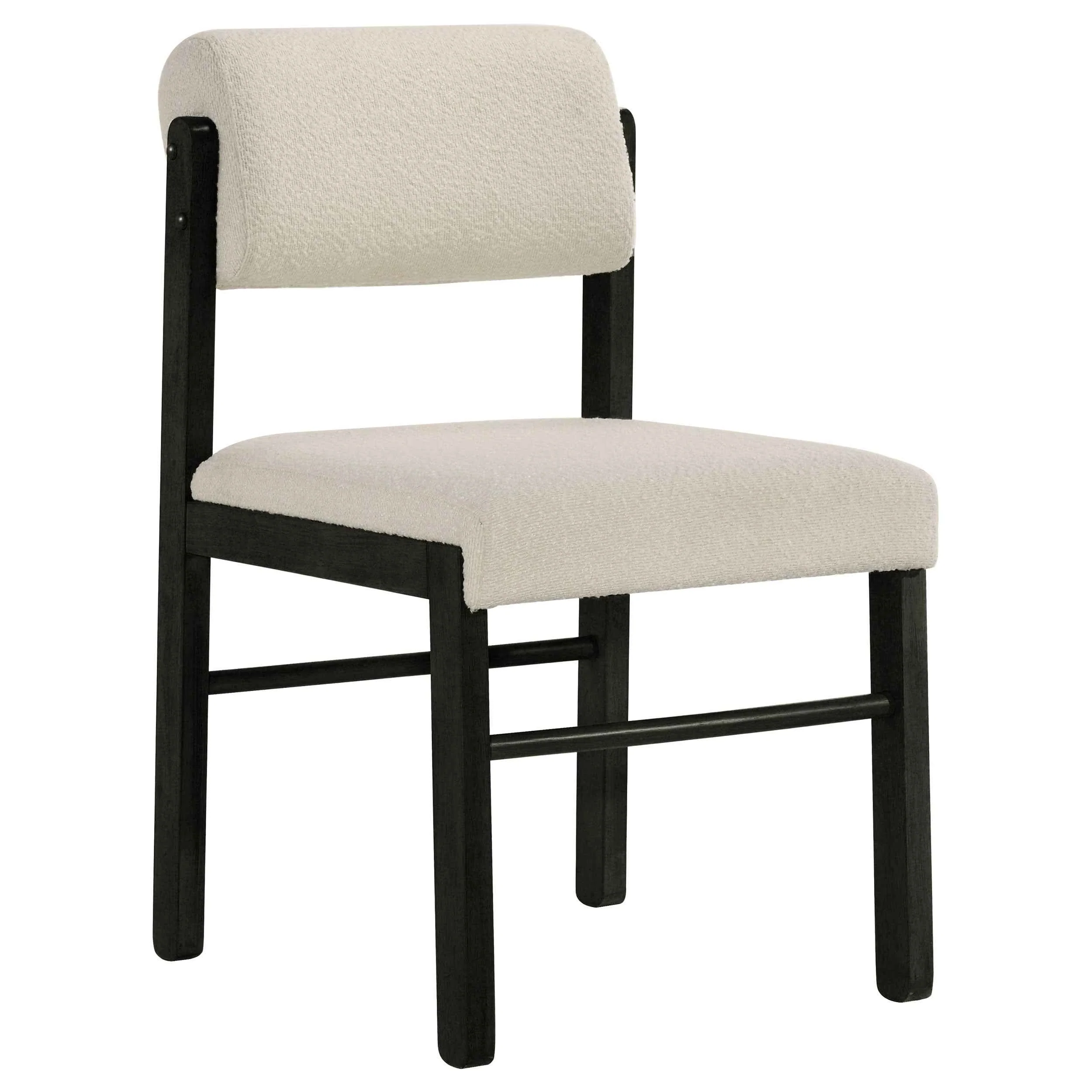 Kehoe Cream/Black Upholstered Dining Side Chair (Set of 2) - Image 2
