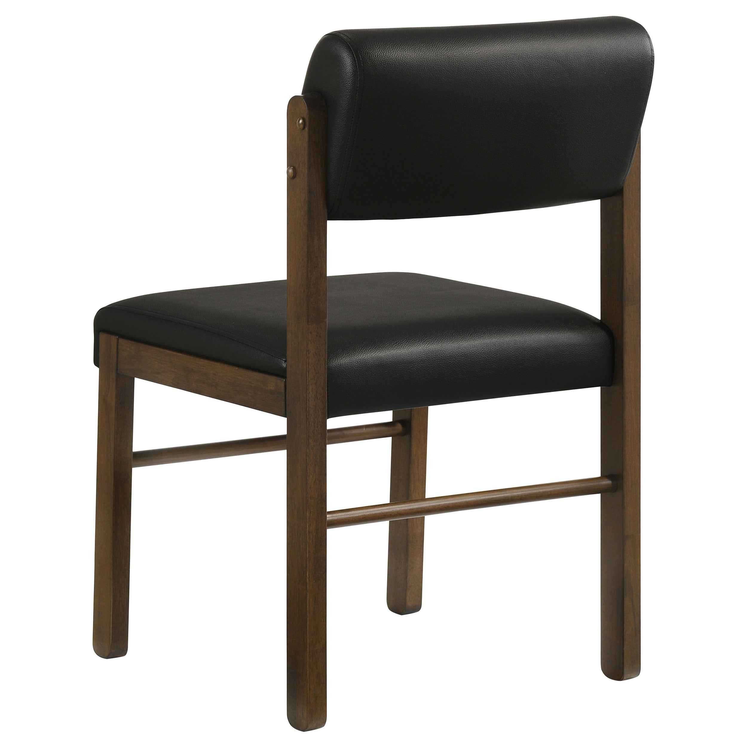 Kehoe Walnut/Black Upholstered Dining Side Chair (Set of 2) - Image 7