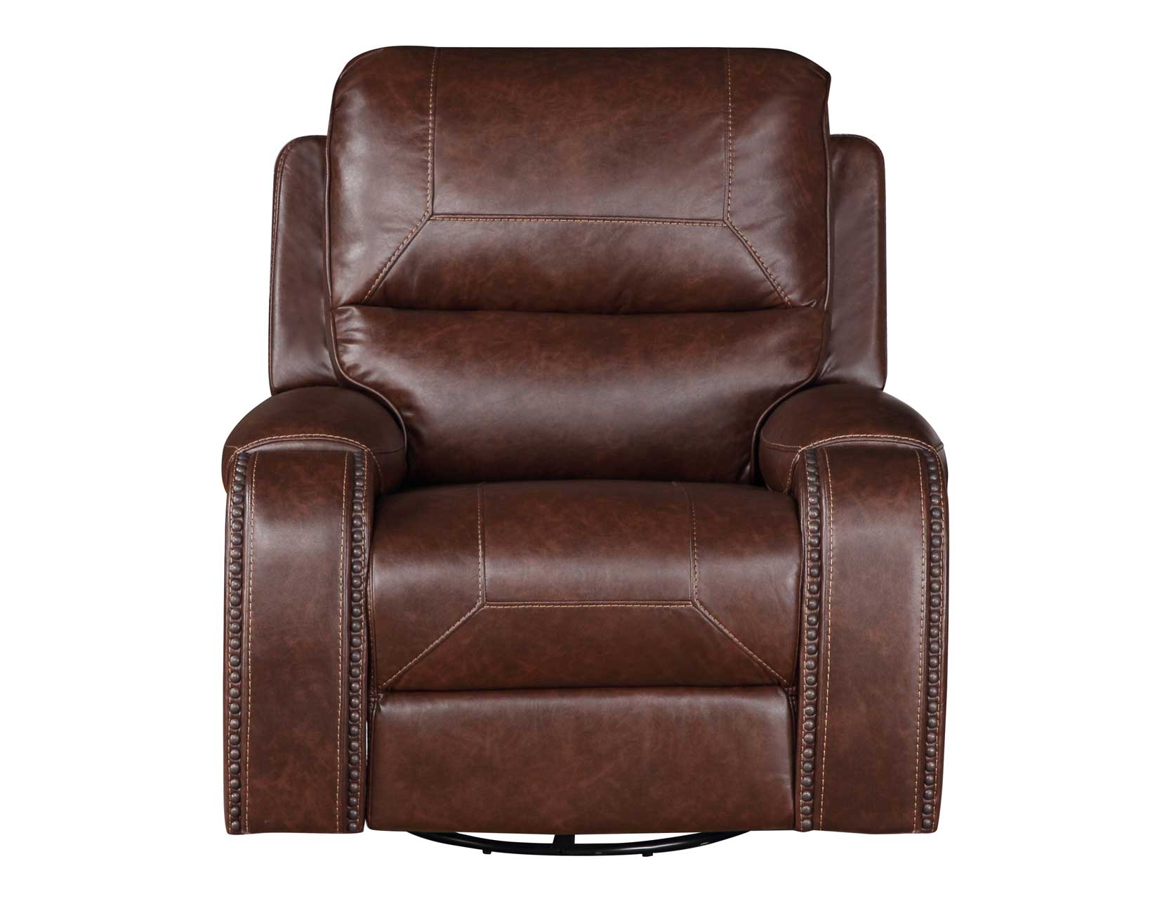 Keily Brown Manual Swivel Glider Recliner