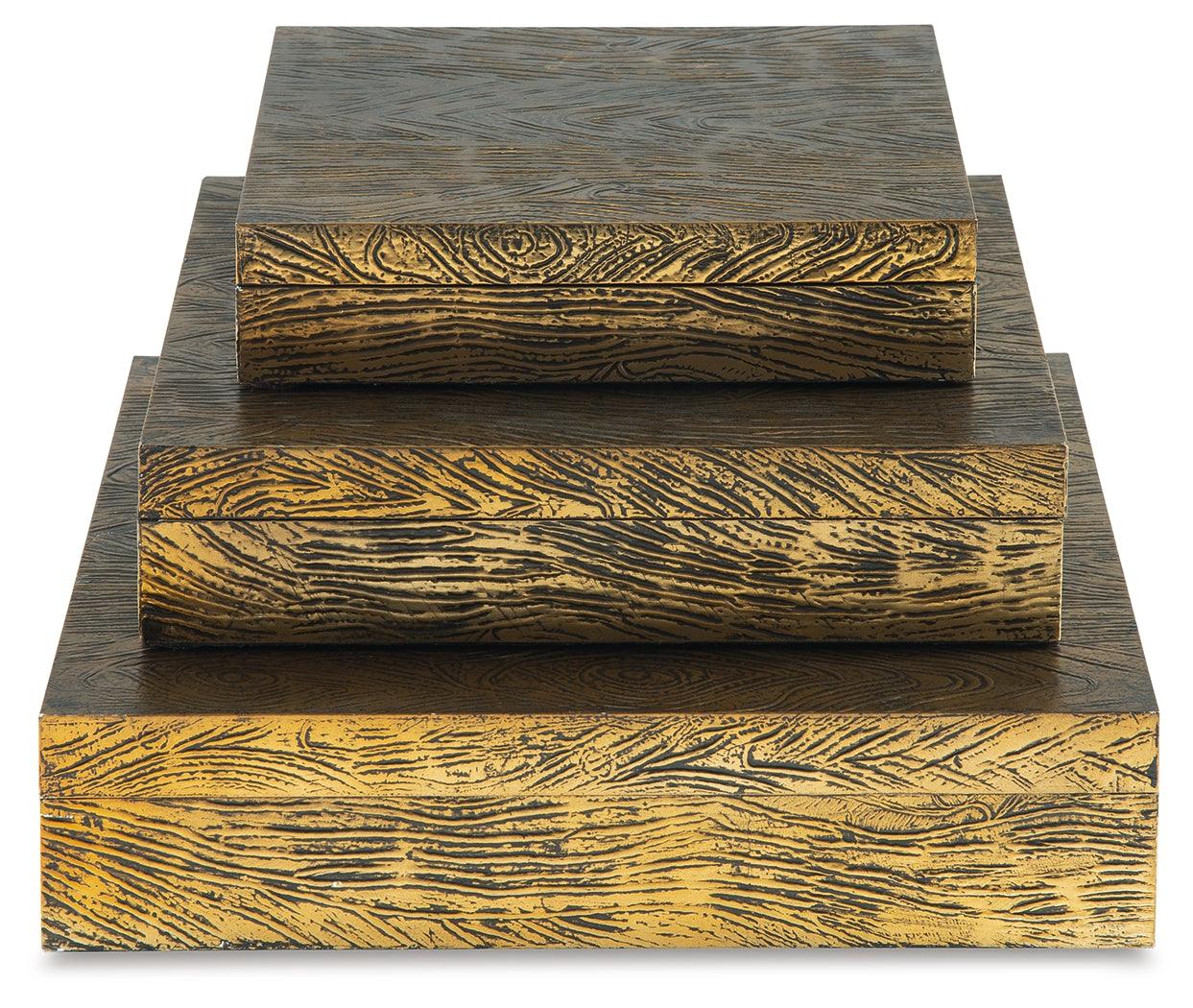 Keldy Antique Brass Finish Box - Image 5