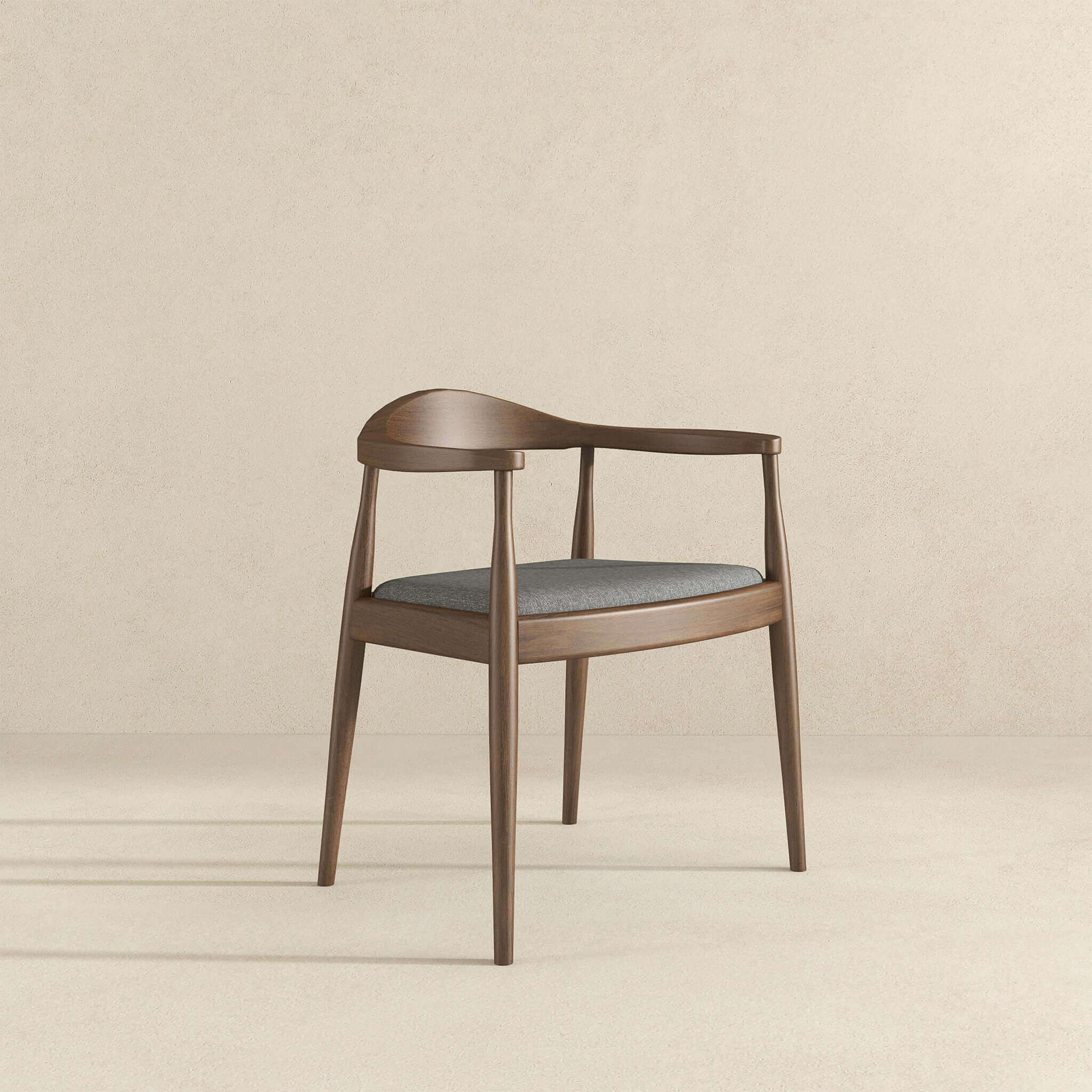 Kelly Grey Fabric Dining Chair - Image 4