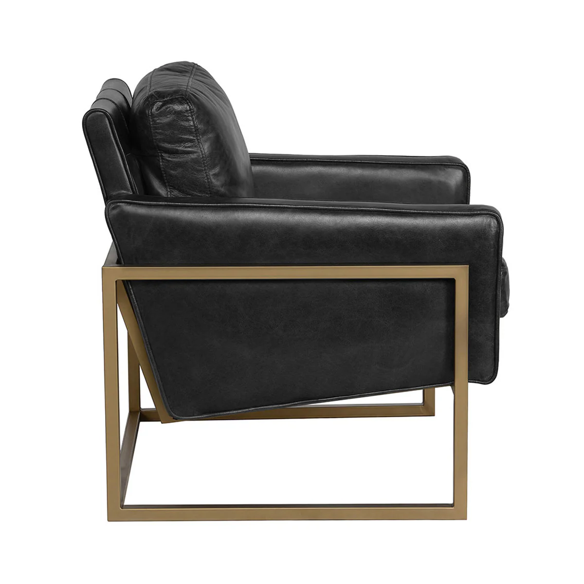 Ken Accent Chair - Jet Black - Image 3