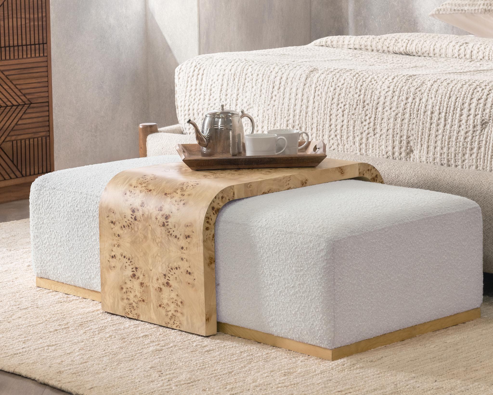 Kenan Ottoman - Creamy Ivory - Image 7