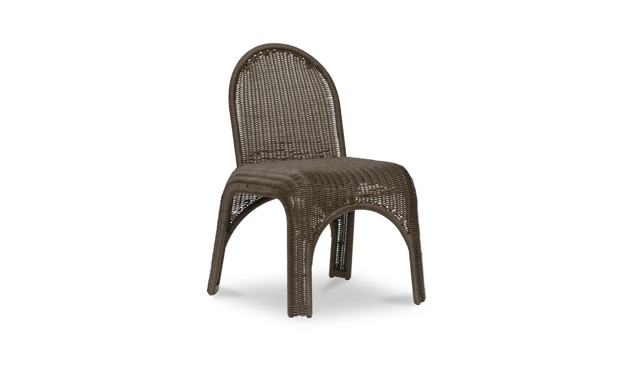 Kendall Outdoor Dining Chair Brown - Set of 2 - Image 3