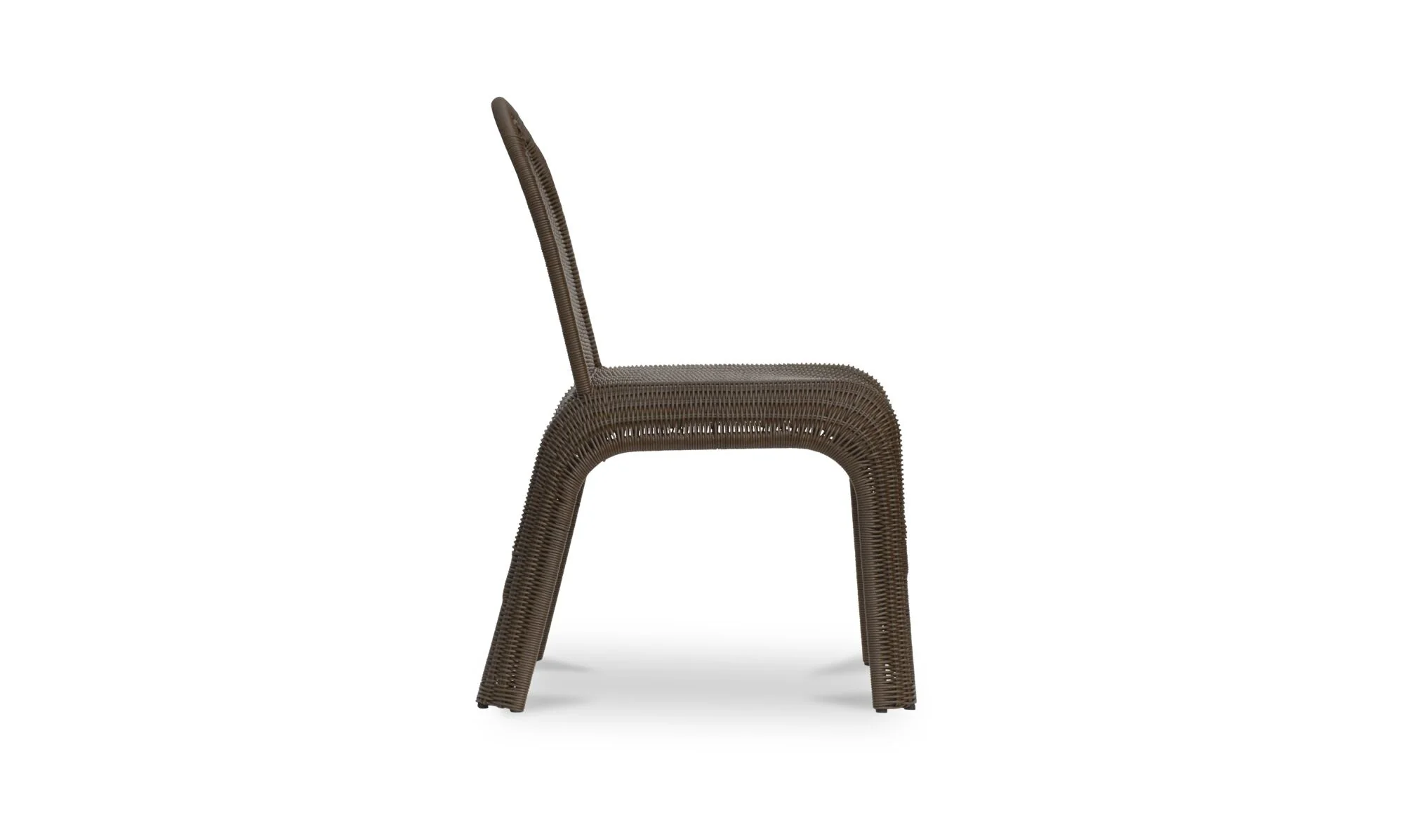 Kendall Outdoor Dining Chair Brown - Set of 2 - Image 5