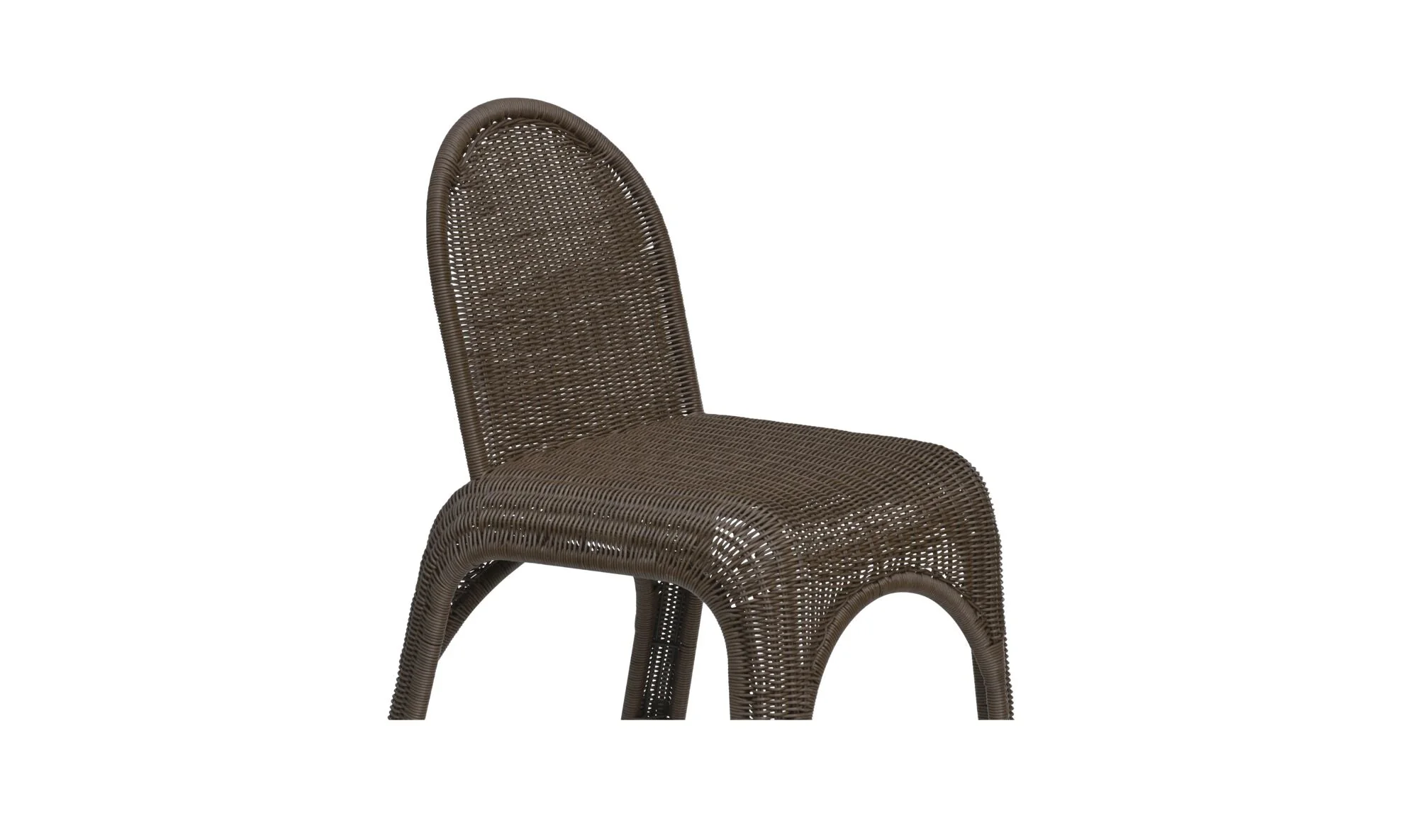 Kendall Outdoor Dining Chair Brown - Set of 2 - Image 9