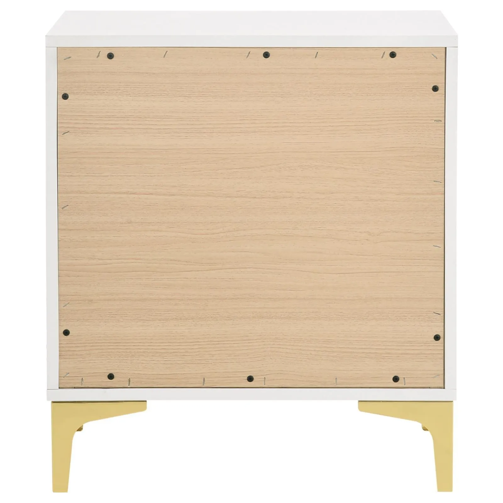 Kendall White 2-Drawer Nightstand - Image 5