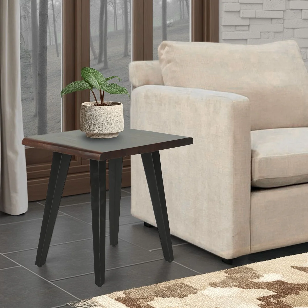 Kennedy 20" Side Table in Walnut - Image 3