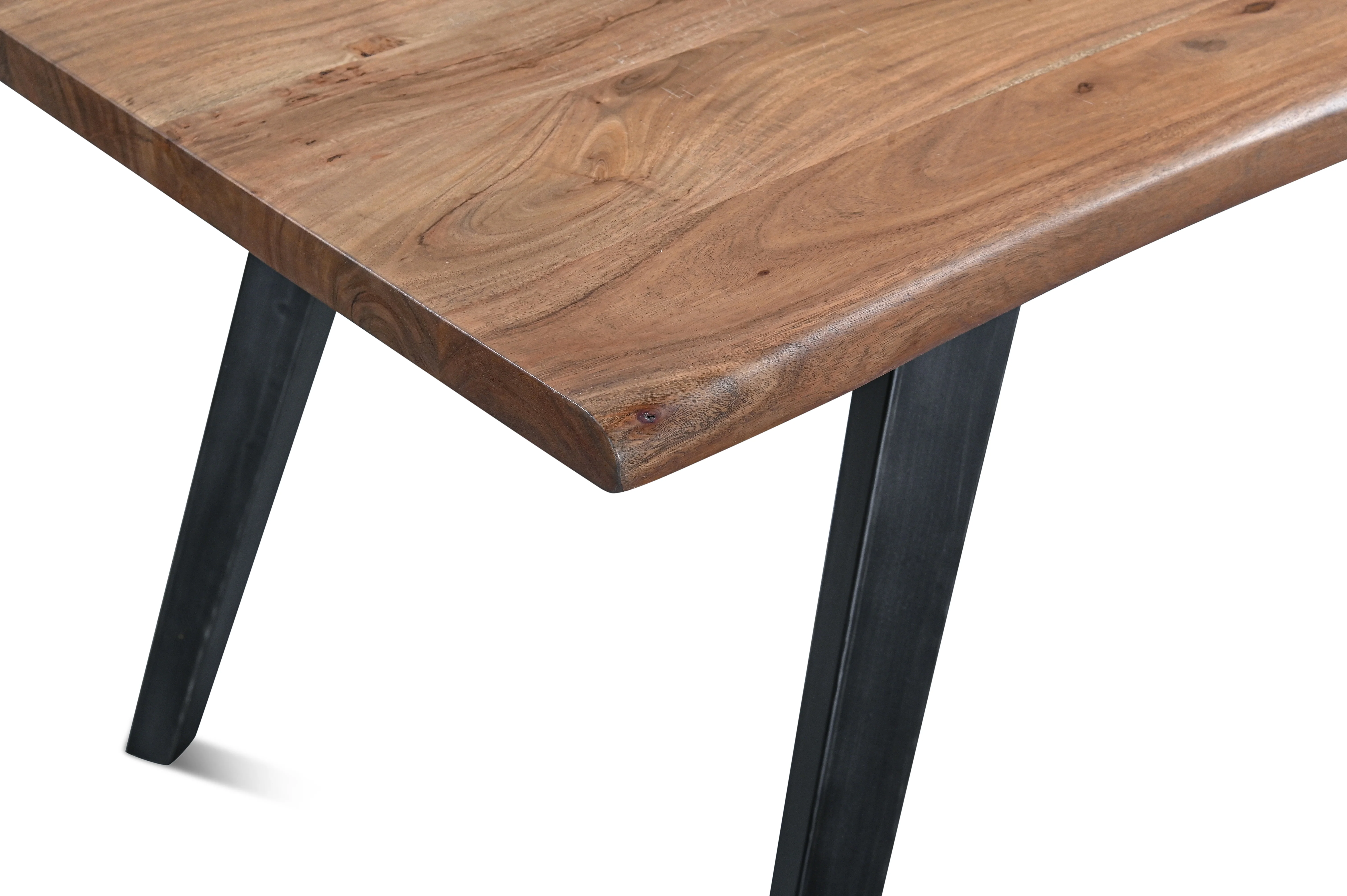 Kennedy 68" Dining Table in Smoked Acacia - Image 10