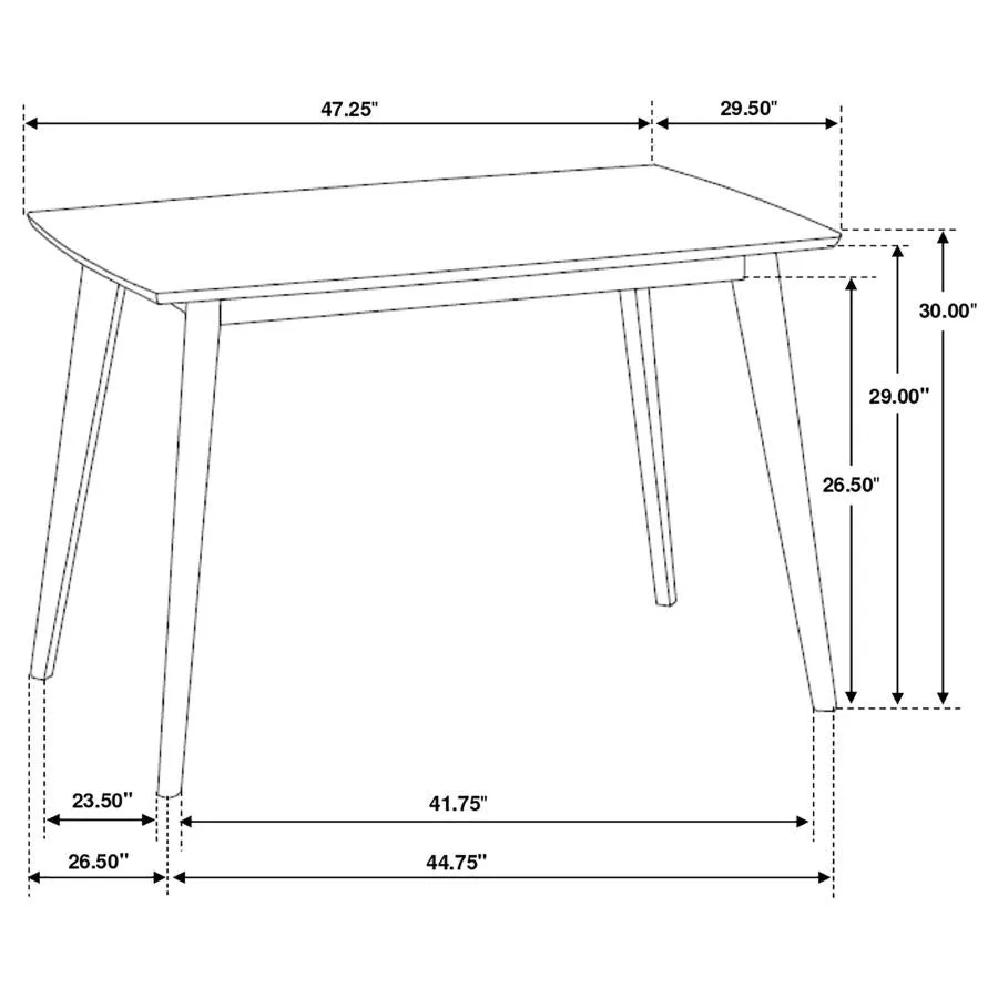 Kersey Chestnut/Tan 5-Piece Rectangular Dining Set - Image 11