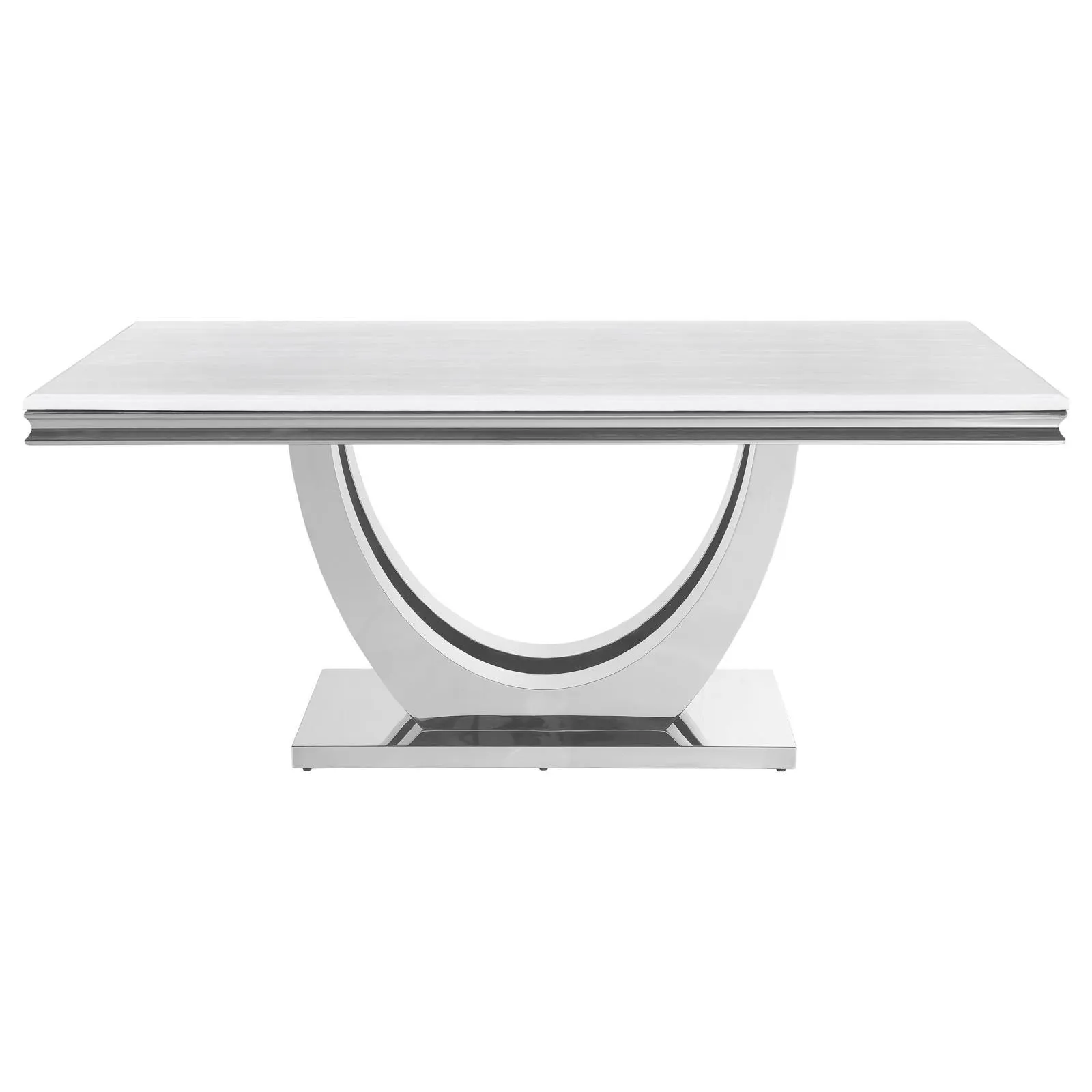 Kerwin Gray/Chrome 5-Piece Dining Set - Image 3