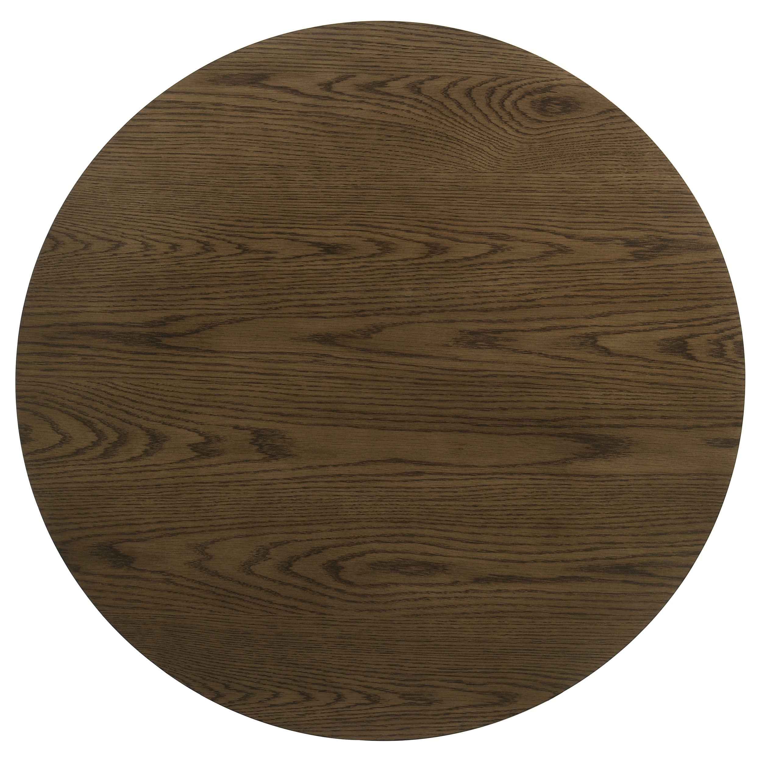 Kessler Brown 3-piece Round Sculptural Wood Coffee Table Set - Image 10