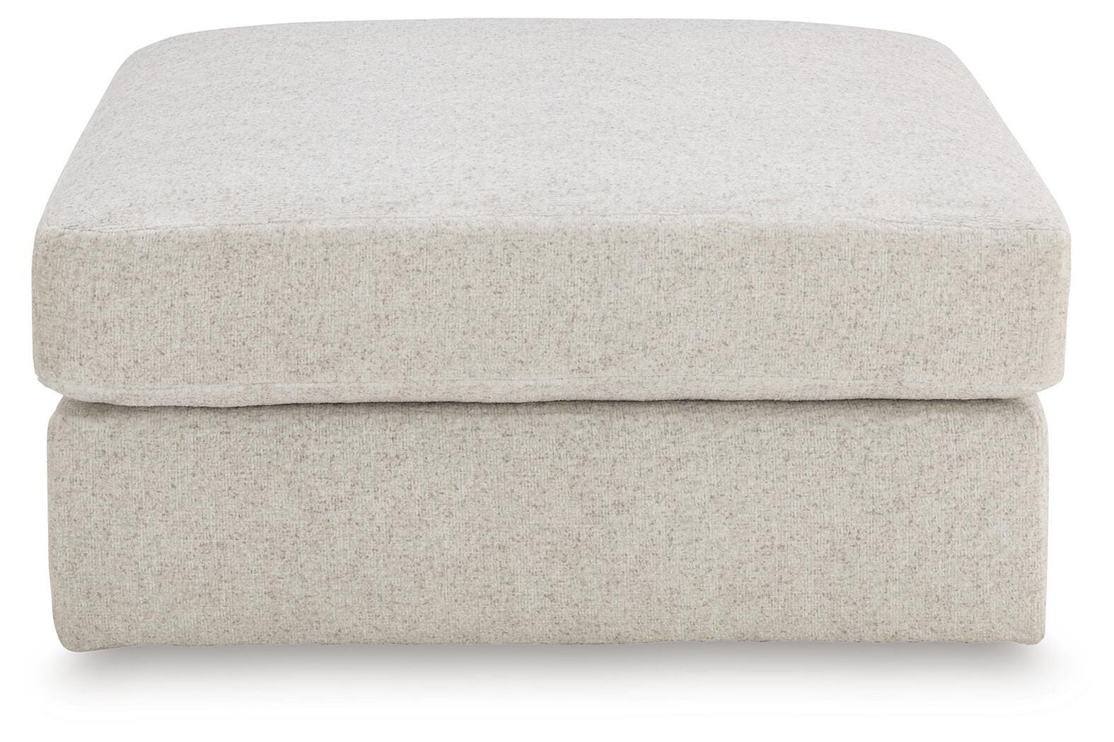Kestrie Feathered Oversized Accent Ottoman - Image 3
