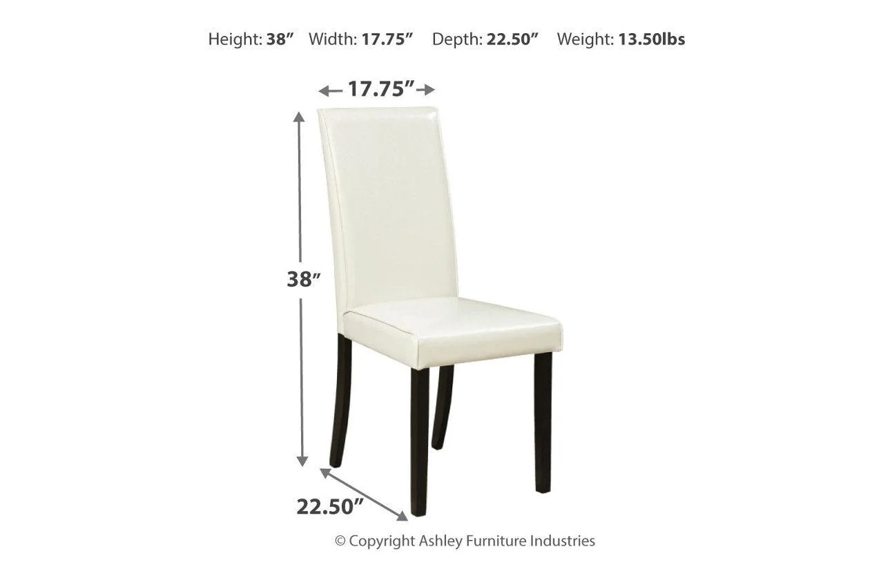 Kimonte Ivory Dining Chair, Set of 2 - Image 3