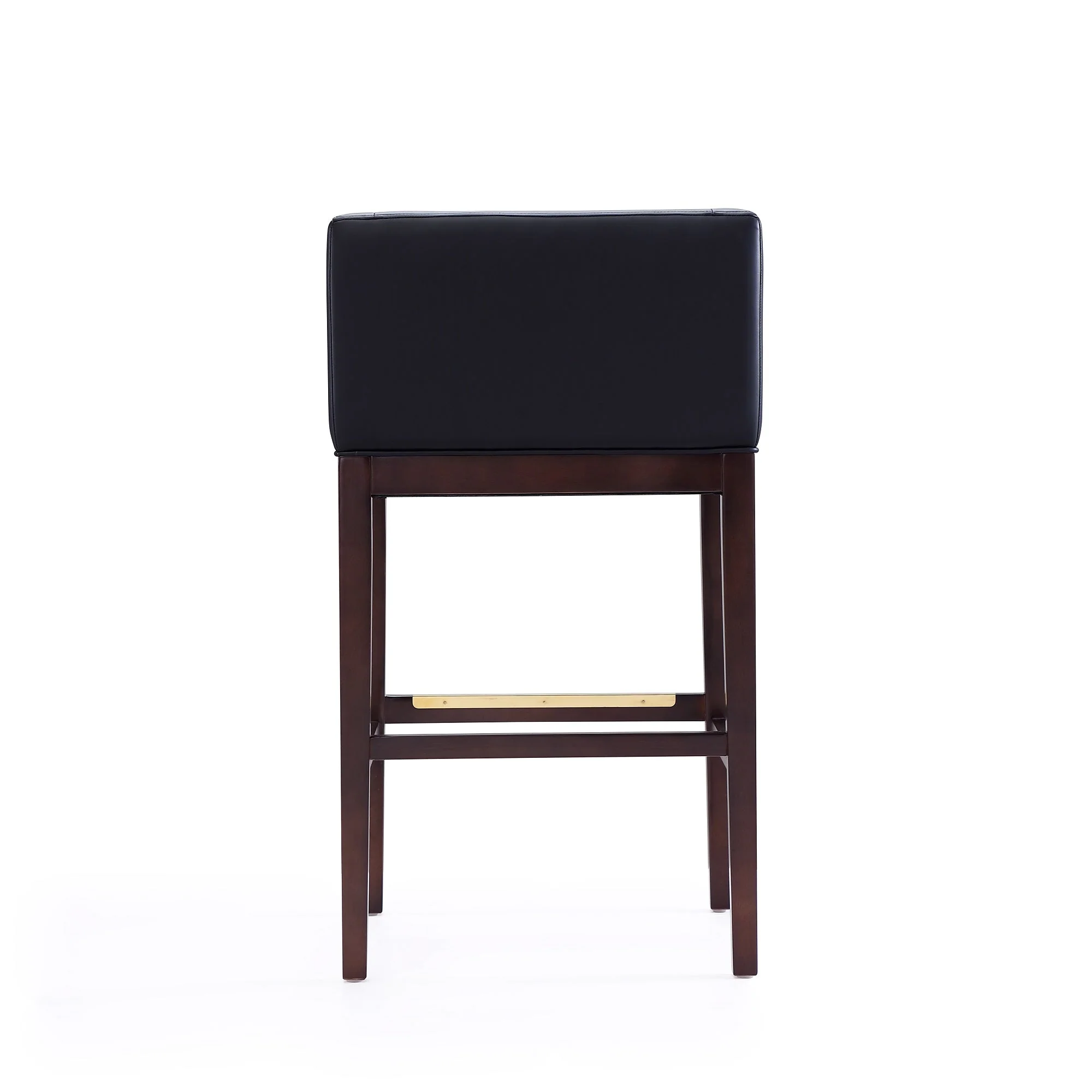 Kingsley Barstool in Black and Dark Walnut (set of 2) - Image 7