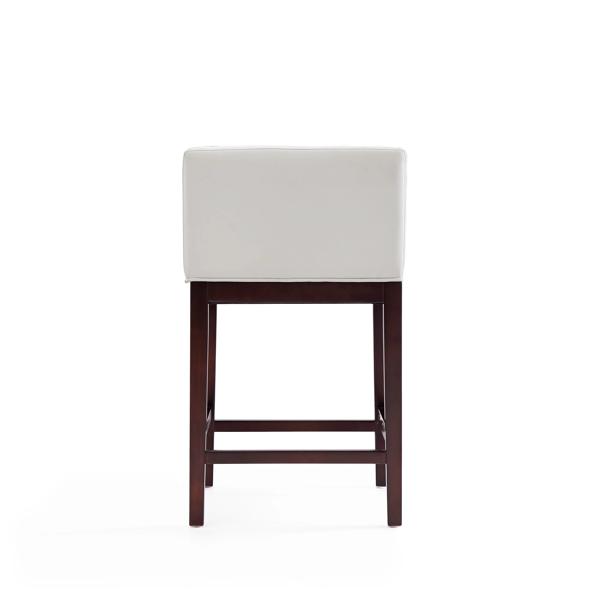 Kingsley Counter Stool in Ivory and Dark Walnut (set of 2) - Image 5