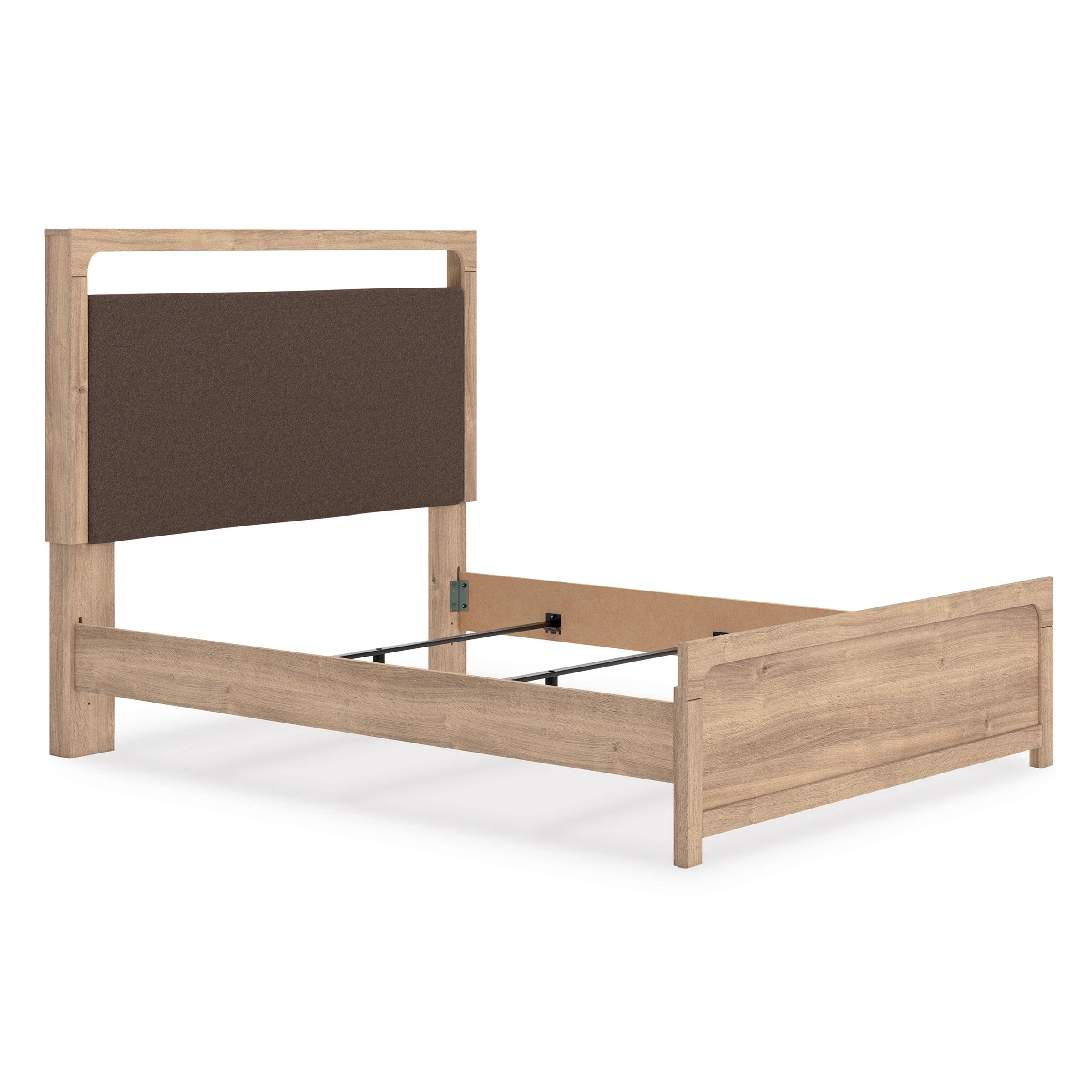 Kinlanni Tan Upholstered Panel Bedroom Set - Image 2