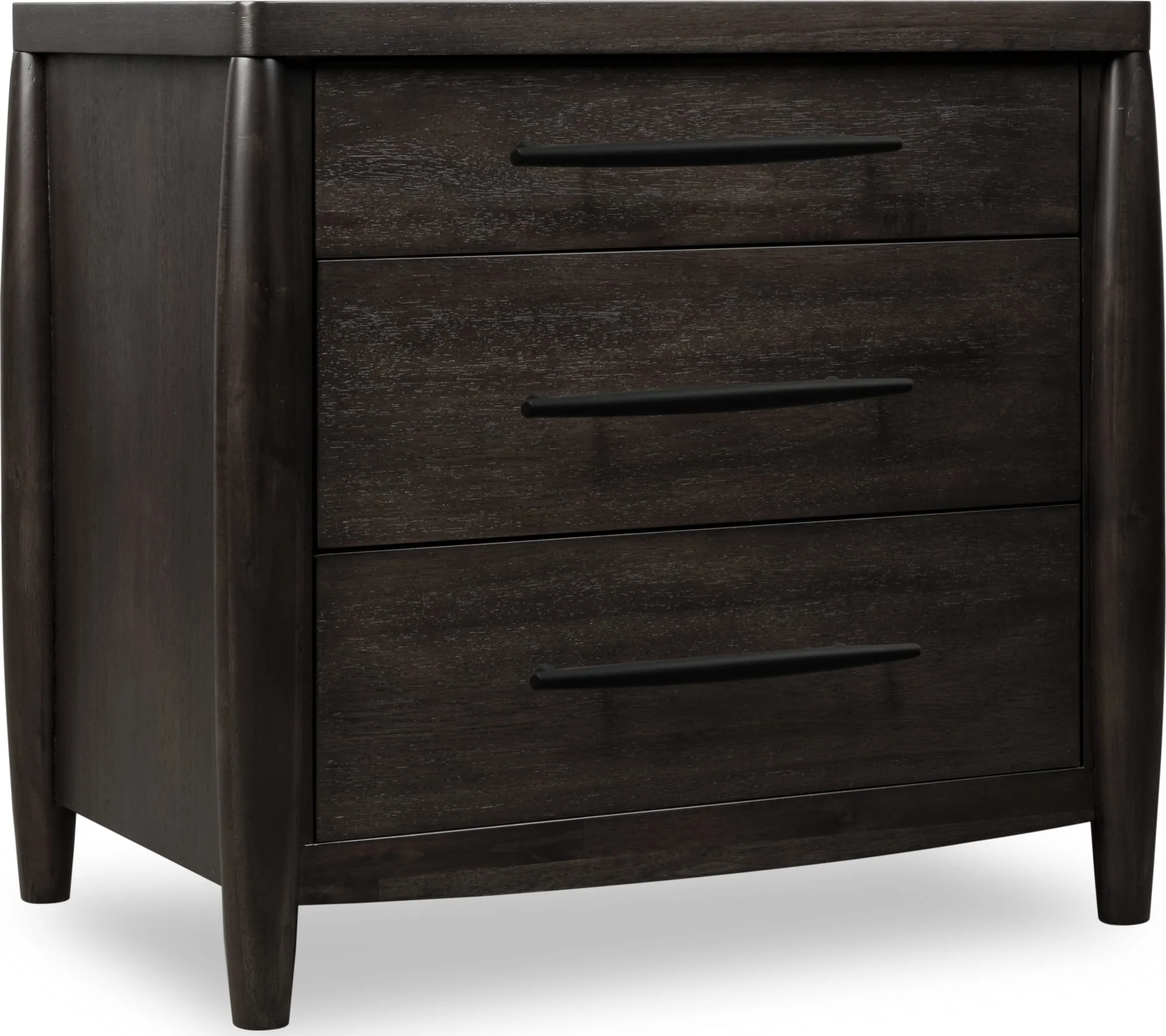 Koko Minx Three Drawer Nightstand with Cord Management - Image 3