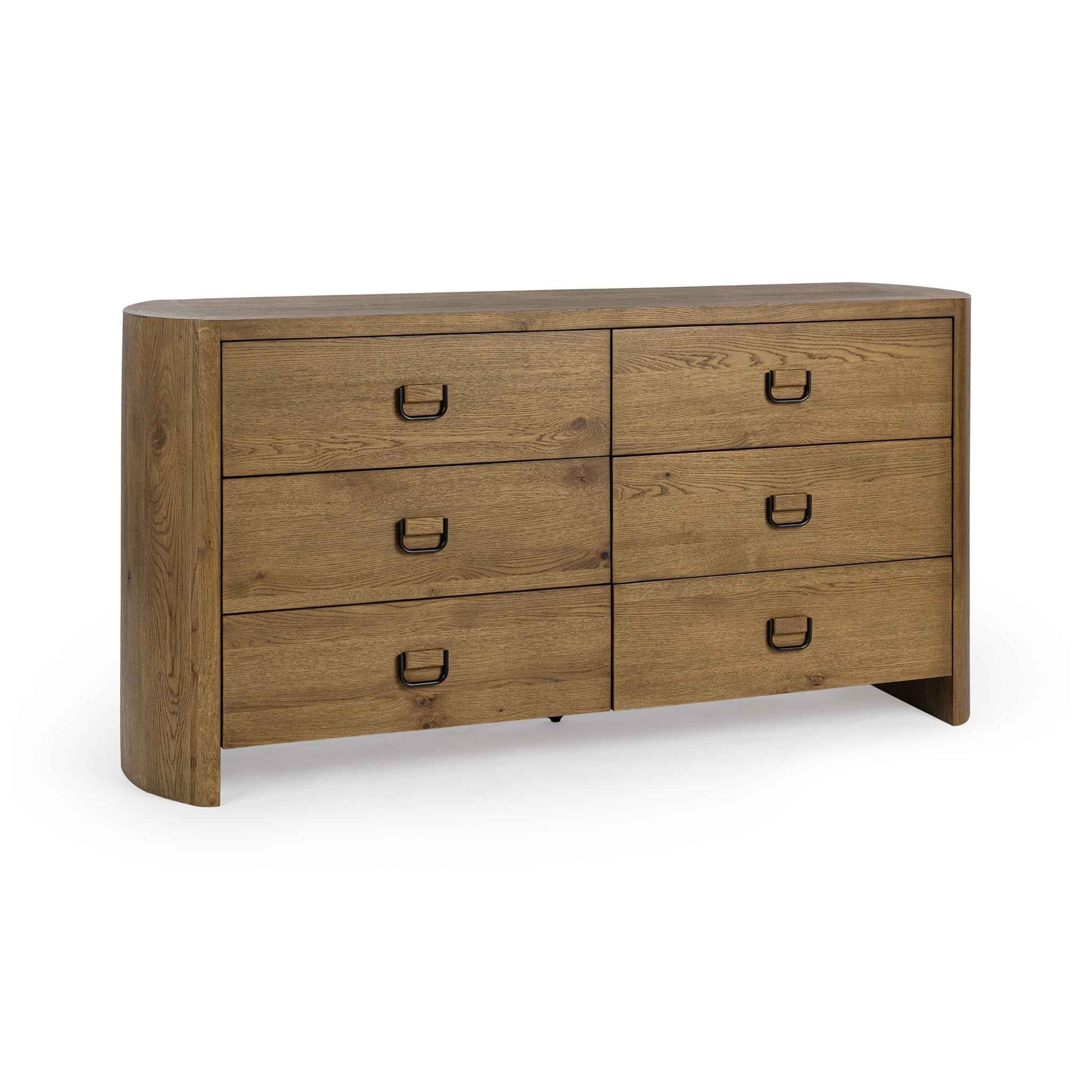 Kyrie 6 Drawer Dresser - Tawny Brown - Image 2