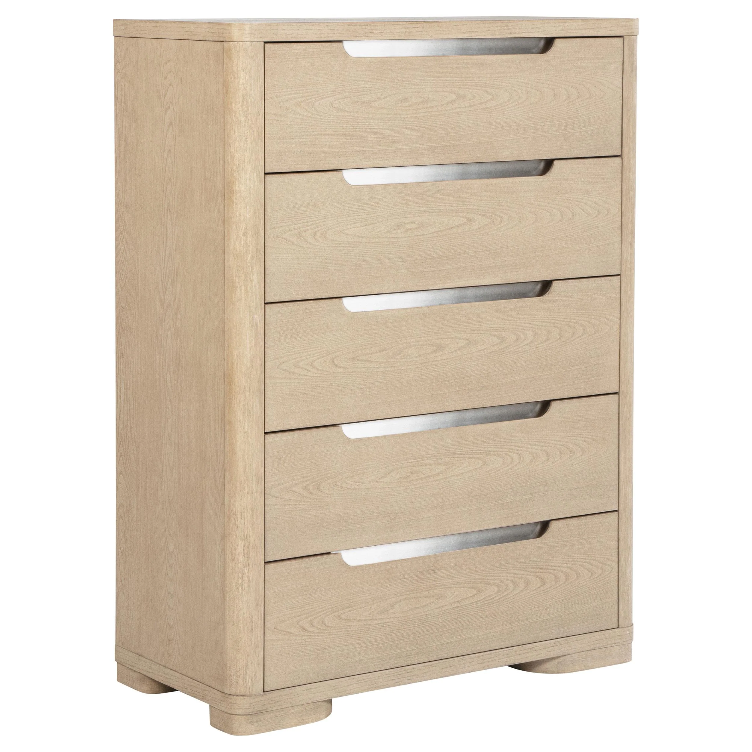 Ladera 5-drawer Bedroom Chest of Drawers Light Elm - Image 3