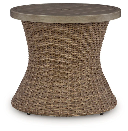 Laguna Heights Round End Table w/UMB OPT - Image 2