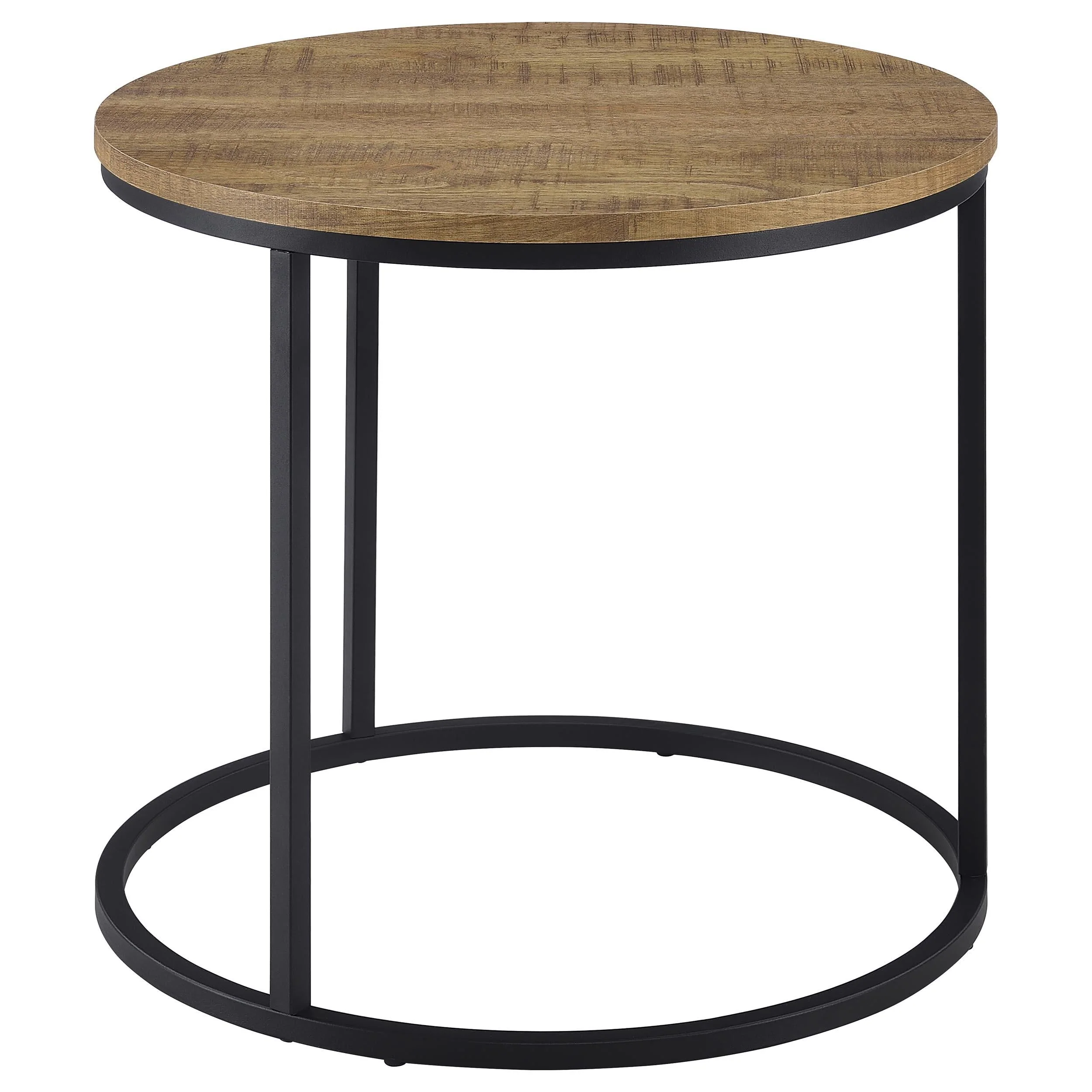 Lainey Mango Round Occasional Side End Table - Image 5