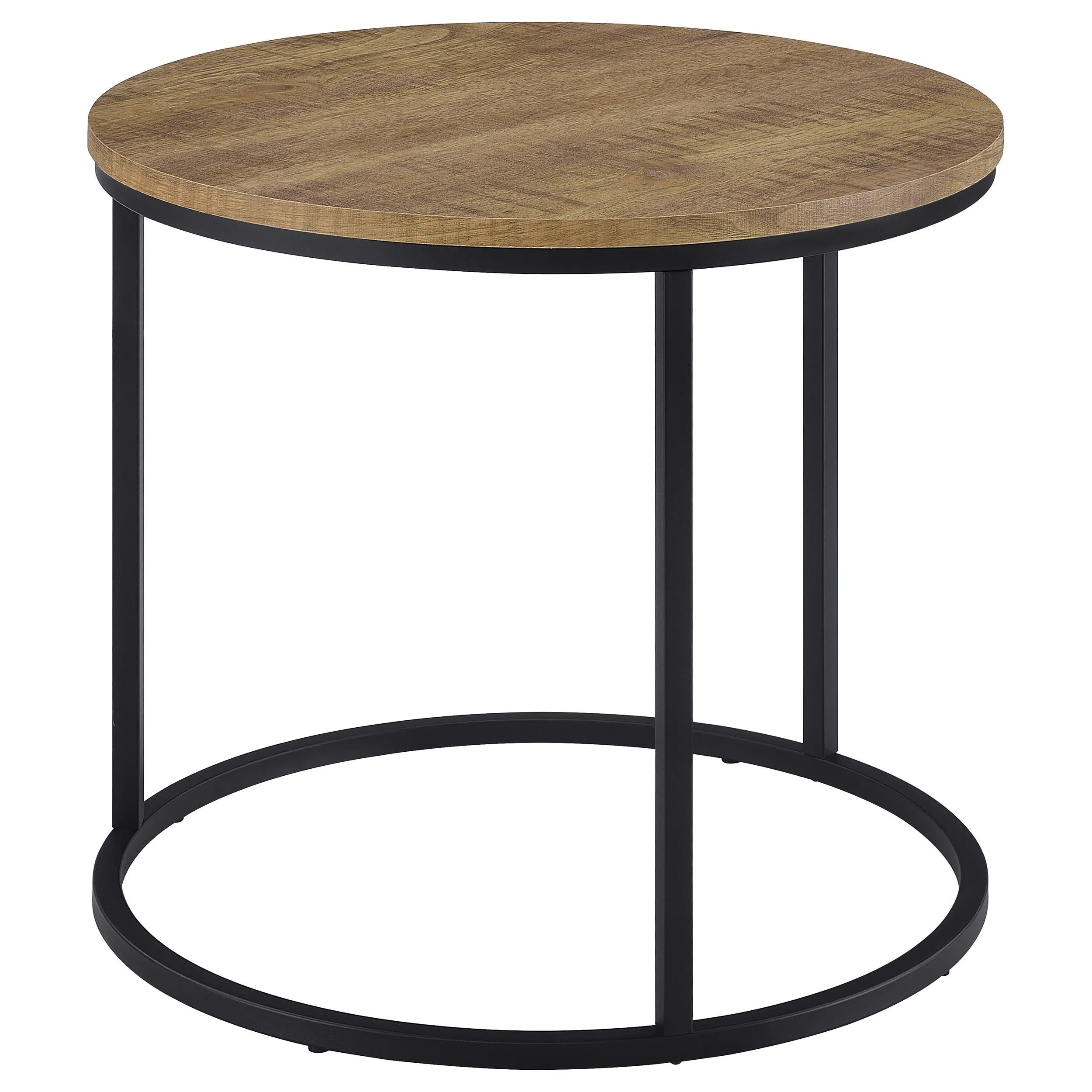 Lainey Mango Round Occasional Side End Table - Image 7
