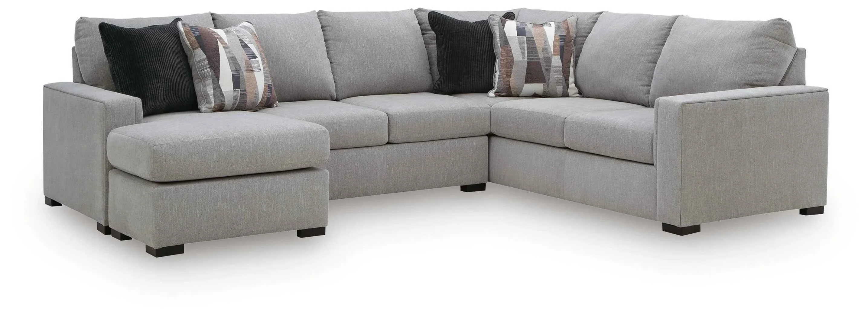 Lakepoint Nickel 2-Piece Sectional with LAF Chaise