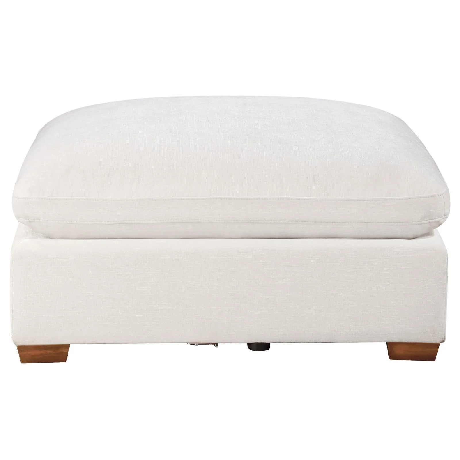 Lakeview Ivory Upholstered Ottoman - Image 2
