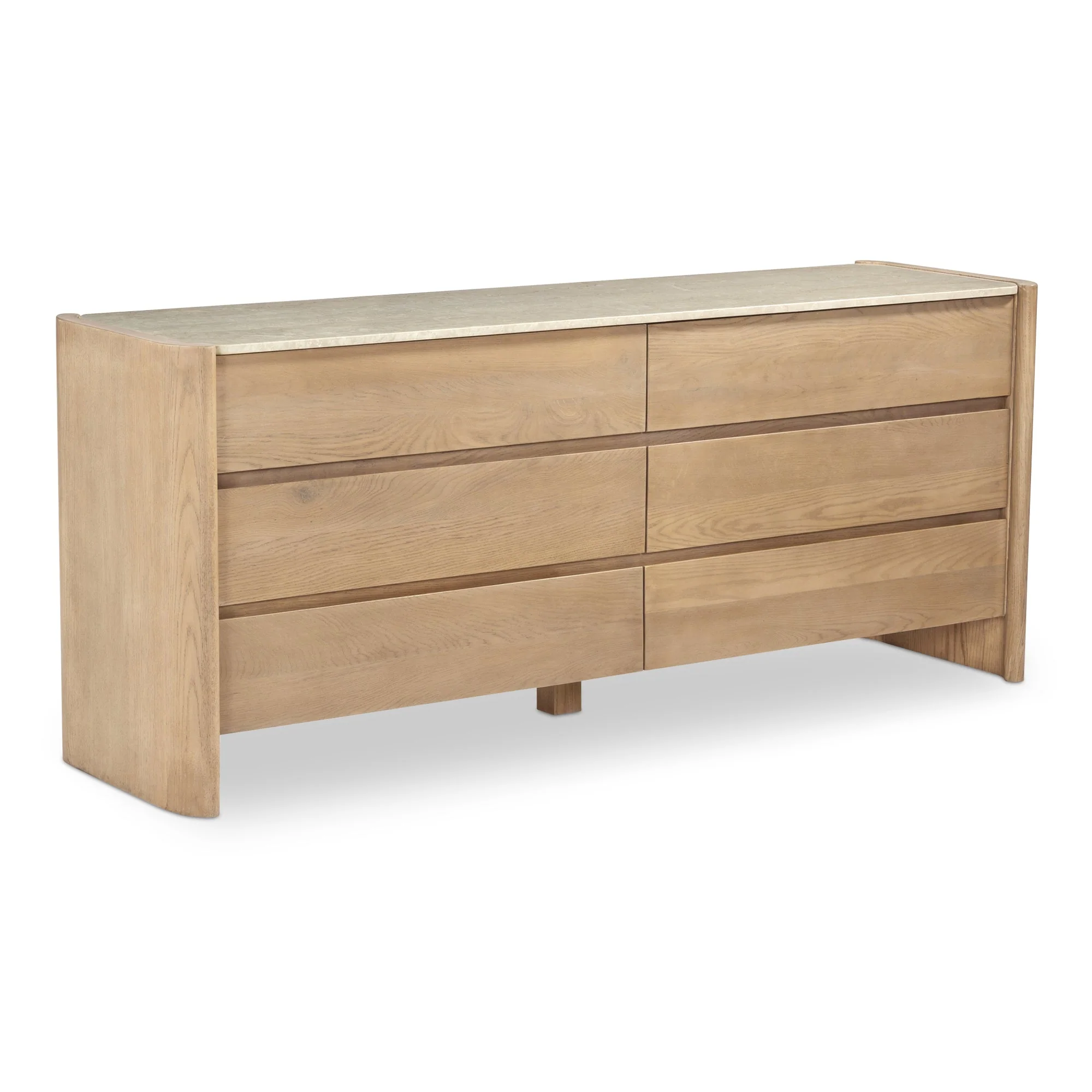 Lane 6 Drawer Dresser Natural - Image 4