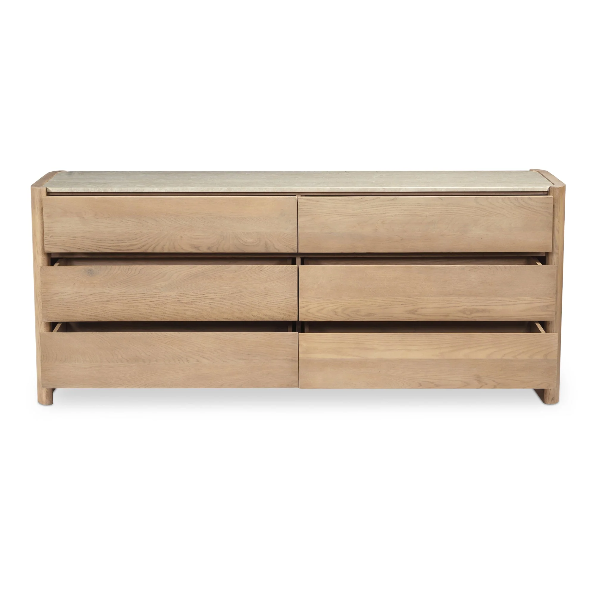 Lane 6 Drawer Dresser Natural - Image 7