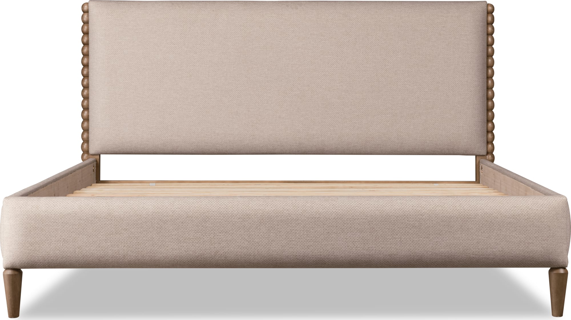 Langley Honey Wheat/Autumn Forest Upholstered King Bed - Image 5