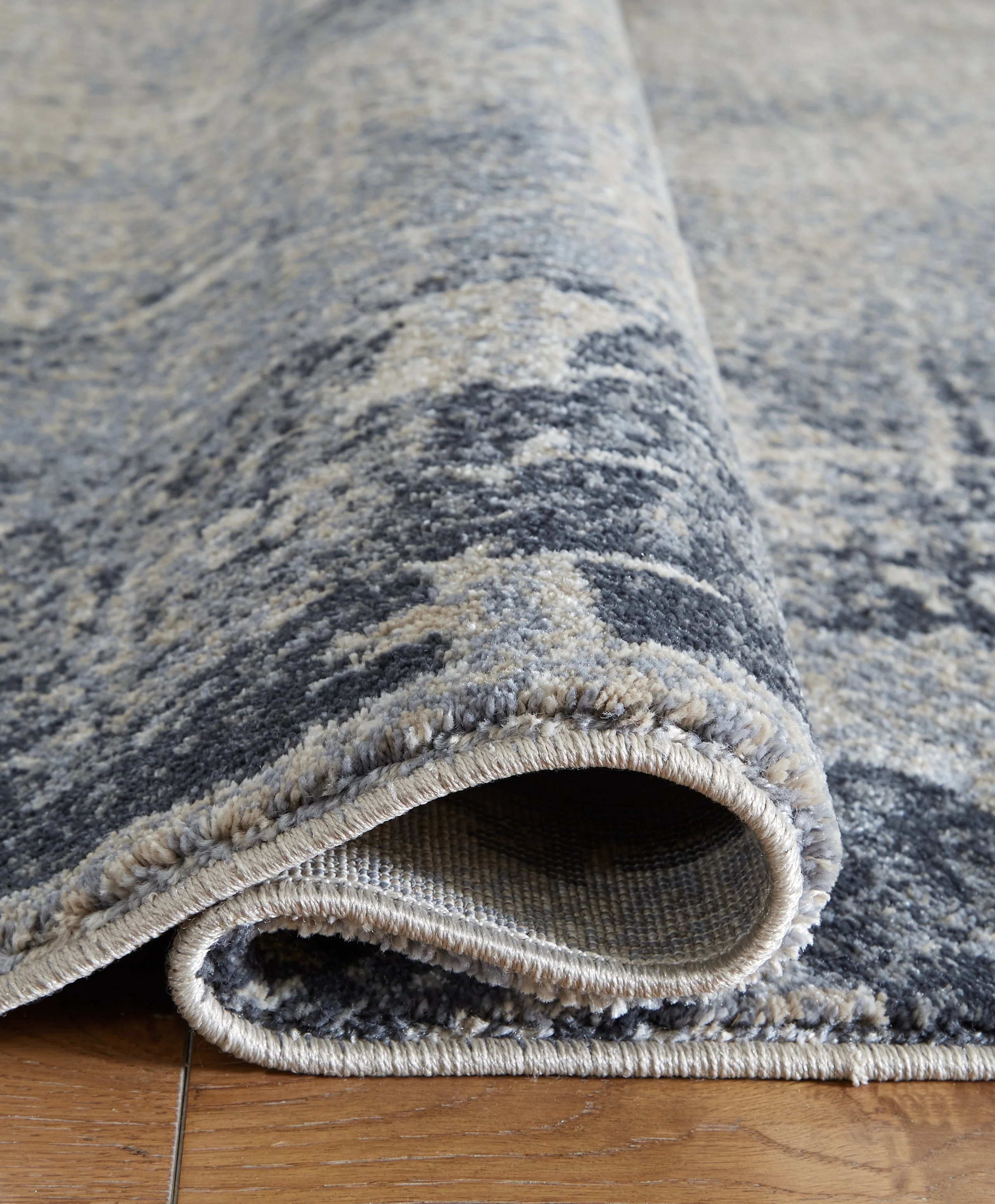 Langrich Blue/Gray/Cream Medium Rug - Image 4
