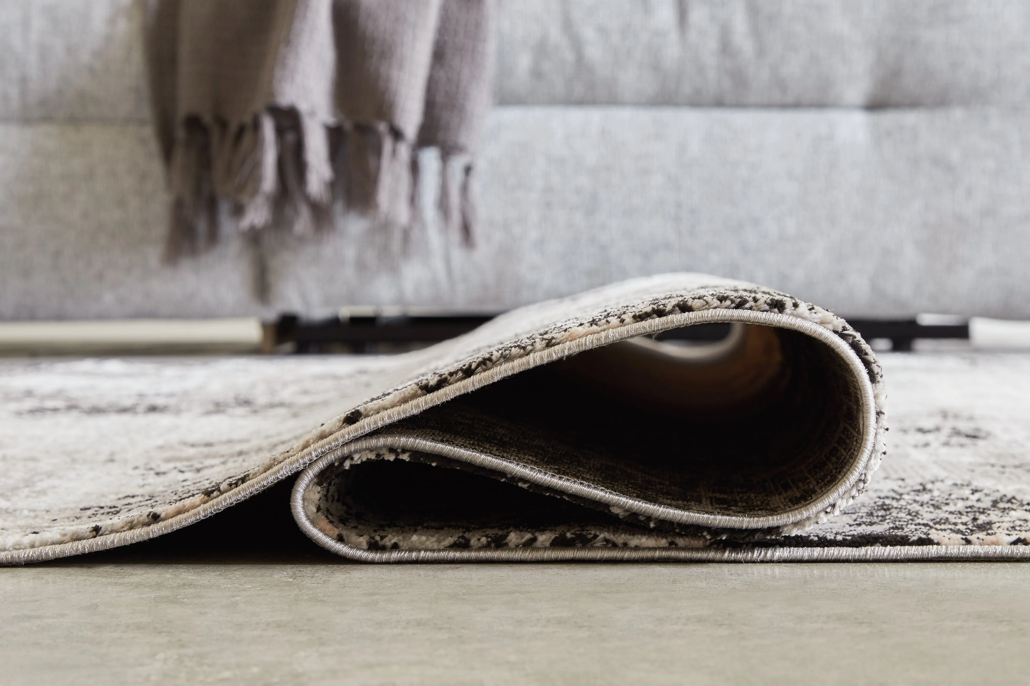Langwell Black/Gray/White Extra Large Rug - Image 4