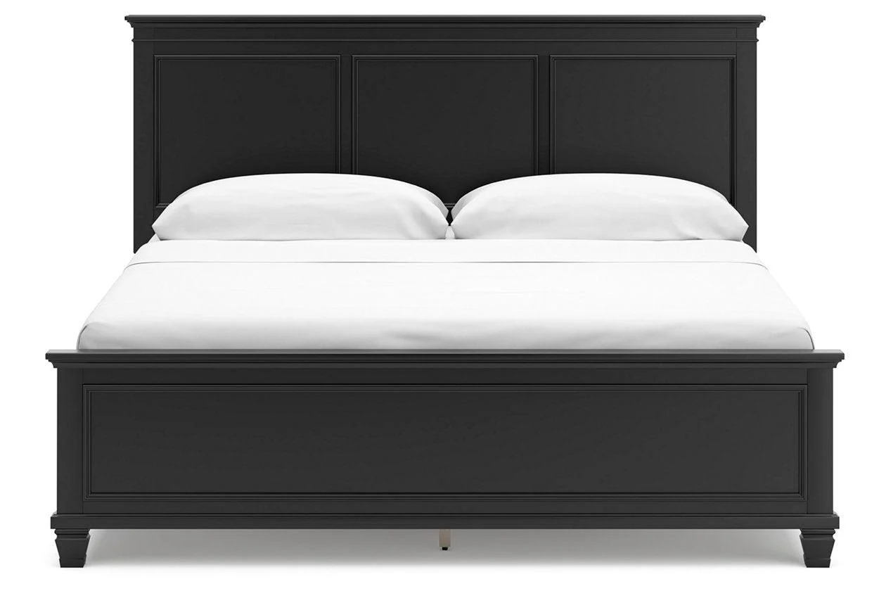 Lanolee Black California King Panel Bed - Image 5